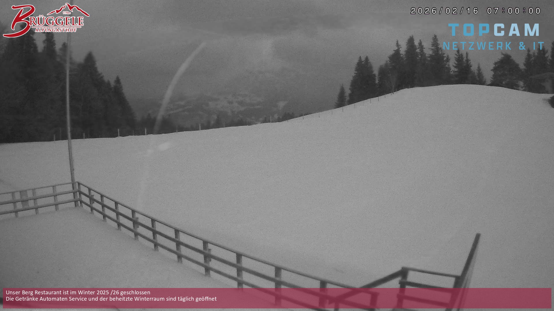 Archiv Foto Webcam Alberschwende, Alpengasthof Brüggele