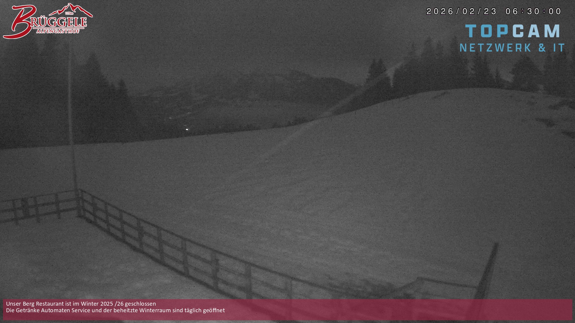 Archiv Foto Webcam Alberschwende, Alpengasthof Brüggele