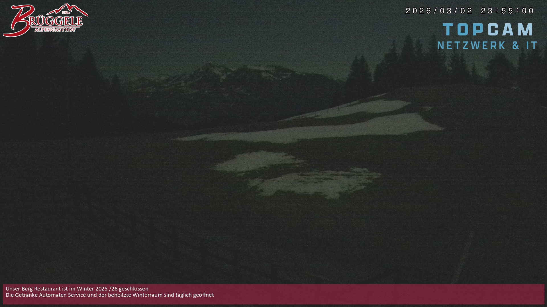 Archiv Foto Webcam Alberschwende, Alpengasthof Brüggele