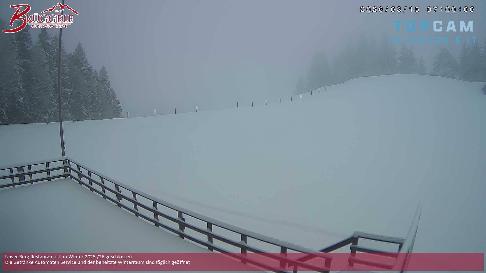 Archiv Foto Webcam Alberschwende, Alpengasthof Brüggele