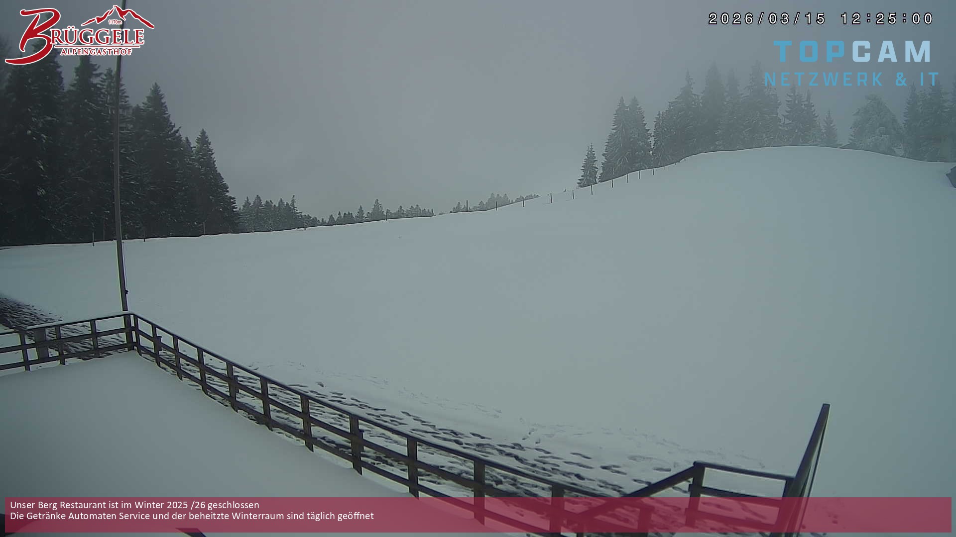 Archiv Foto Webcam Alberschwende, Alpengasthof Brüggele