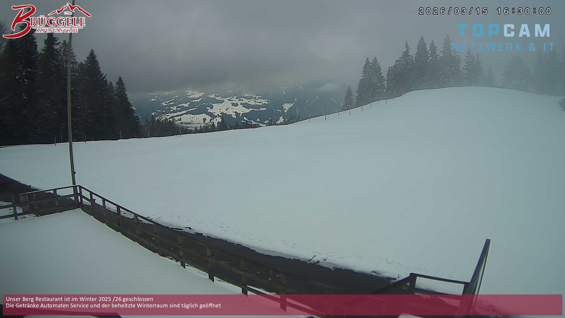 Archiv Foto Webcam Alberschwende, Alpengasthof Brüggele