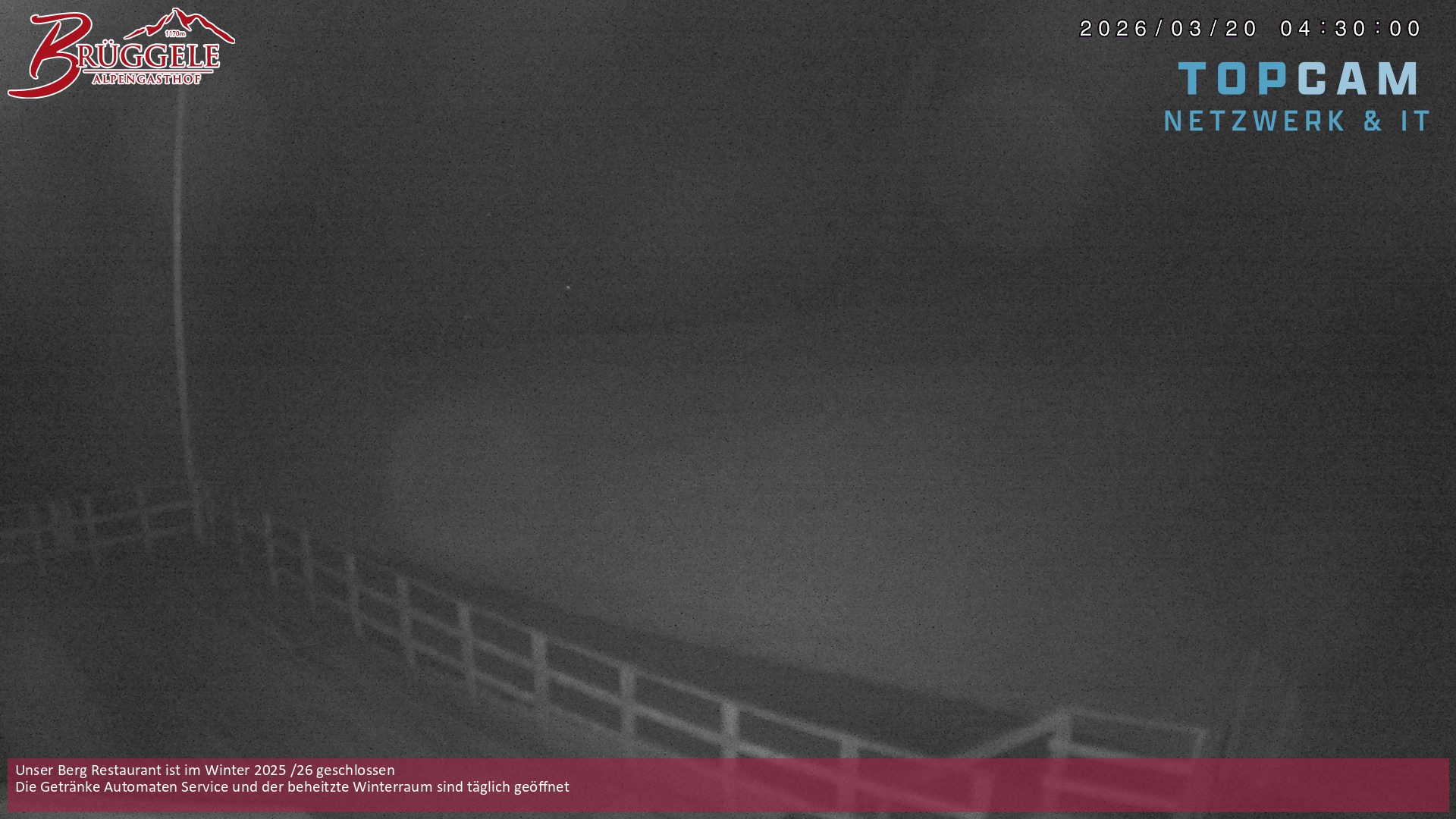 Archiv Foto Webcam Alberschwende, Alpengasthof Brüggele