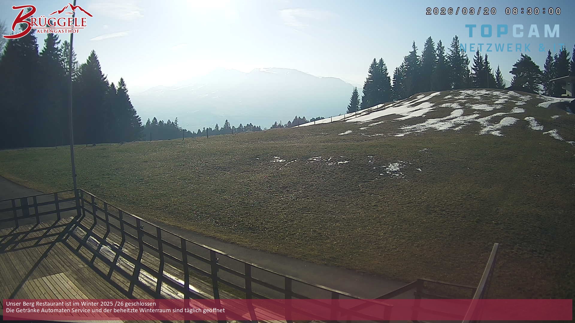 Archiv Foto Webcam Alberschwende, Alpengasthof Brüggele