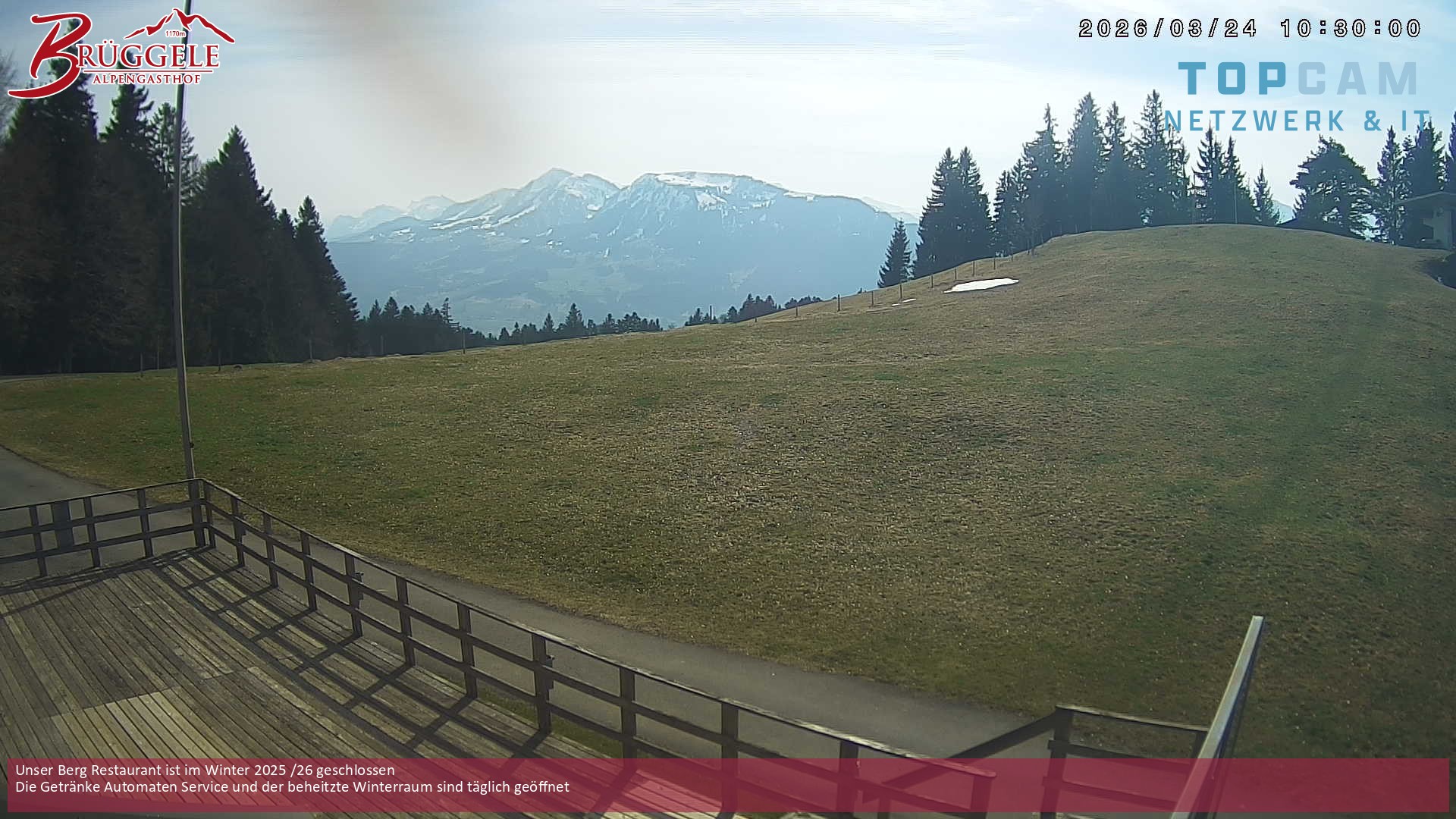 Archiv Foto Webcam Alberschwende, Alpengasthof Brüggele