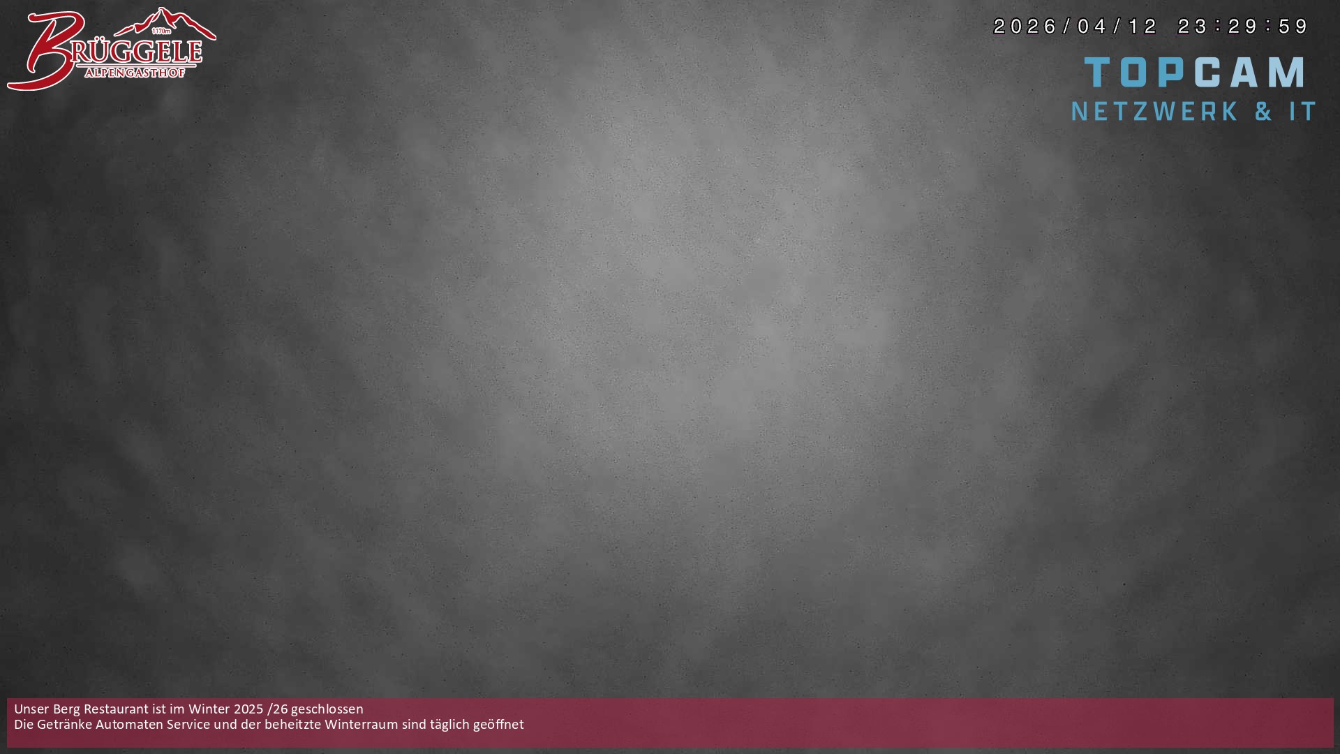 Archived image Webcam Alberschwende, mountain restaurant Brueggele