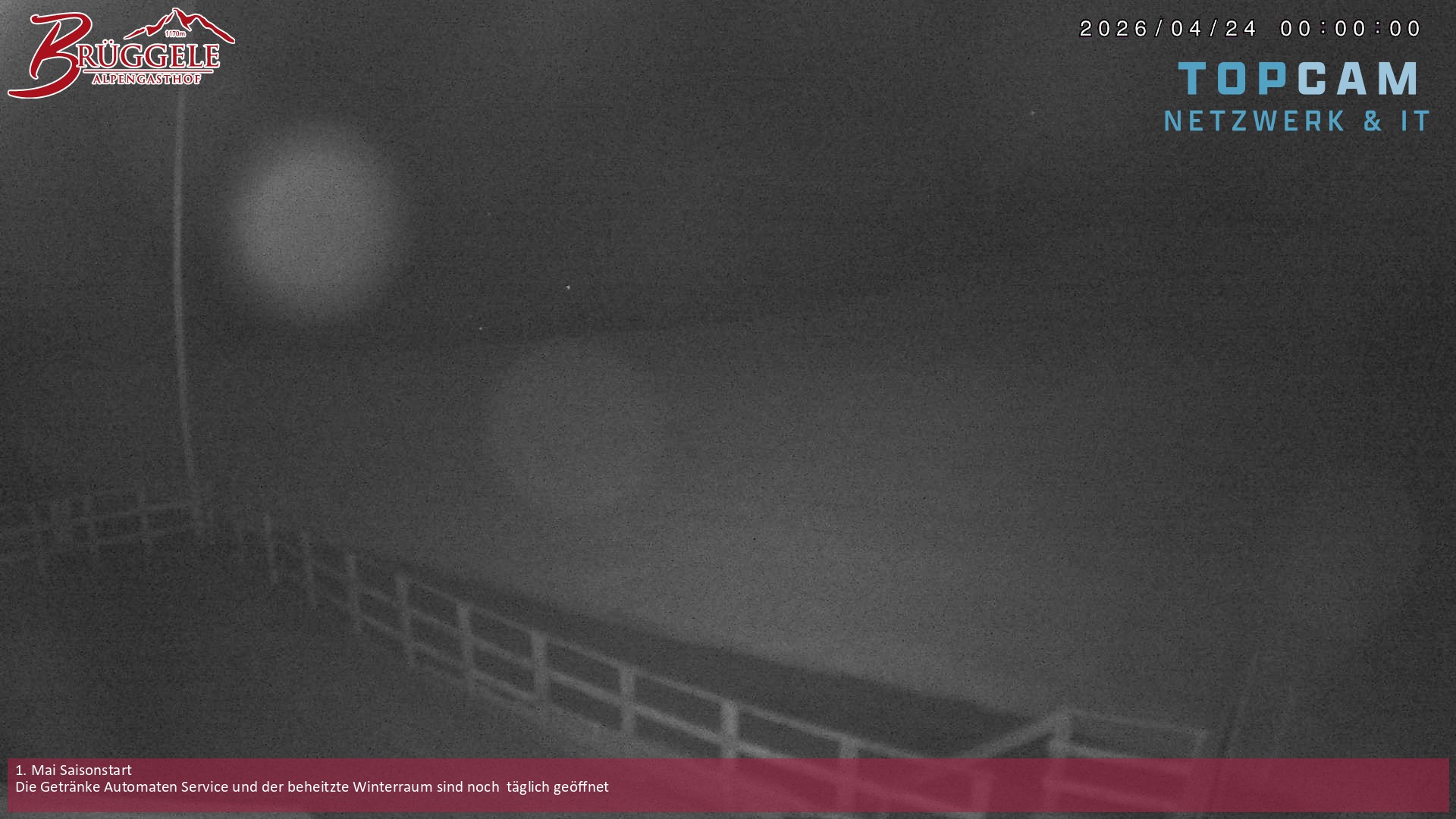 Archiv Foto Webcam Alberschwende, Alpengasthof Brüggele