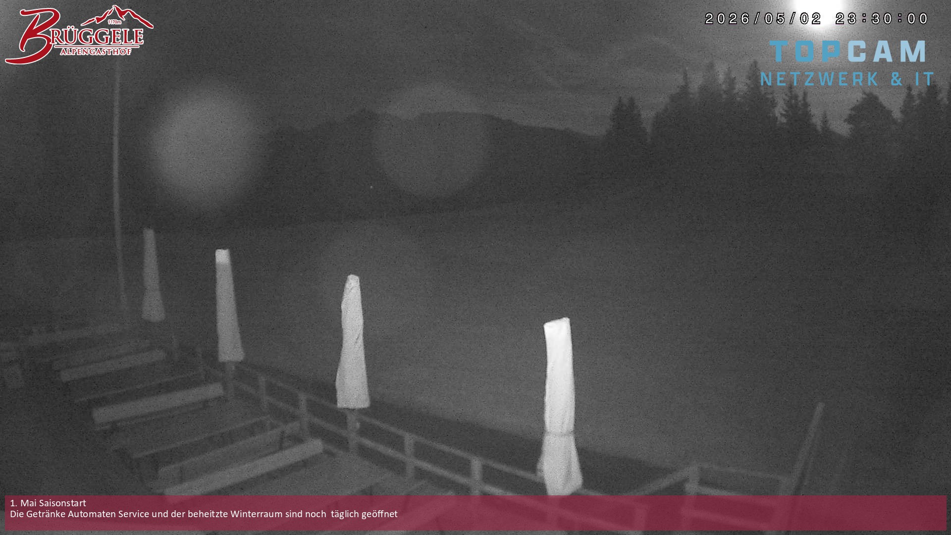 Archiv Foto Webcam Alberschwende, Alpengasthof Brüggele