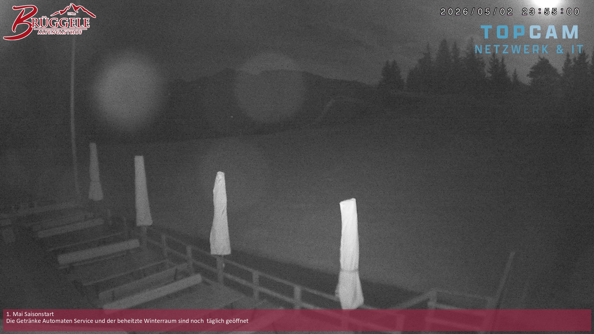 Archiv Foto Webcam Alberschwende, Alpengasthof Brüggele
