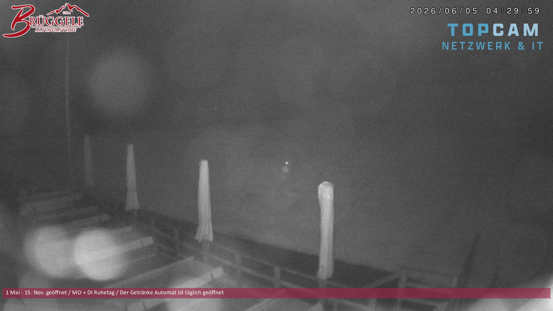 Archiv Foto Webcam Alberschwende, Alpengasthof Brüggele