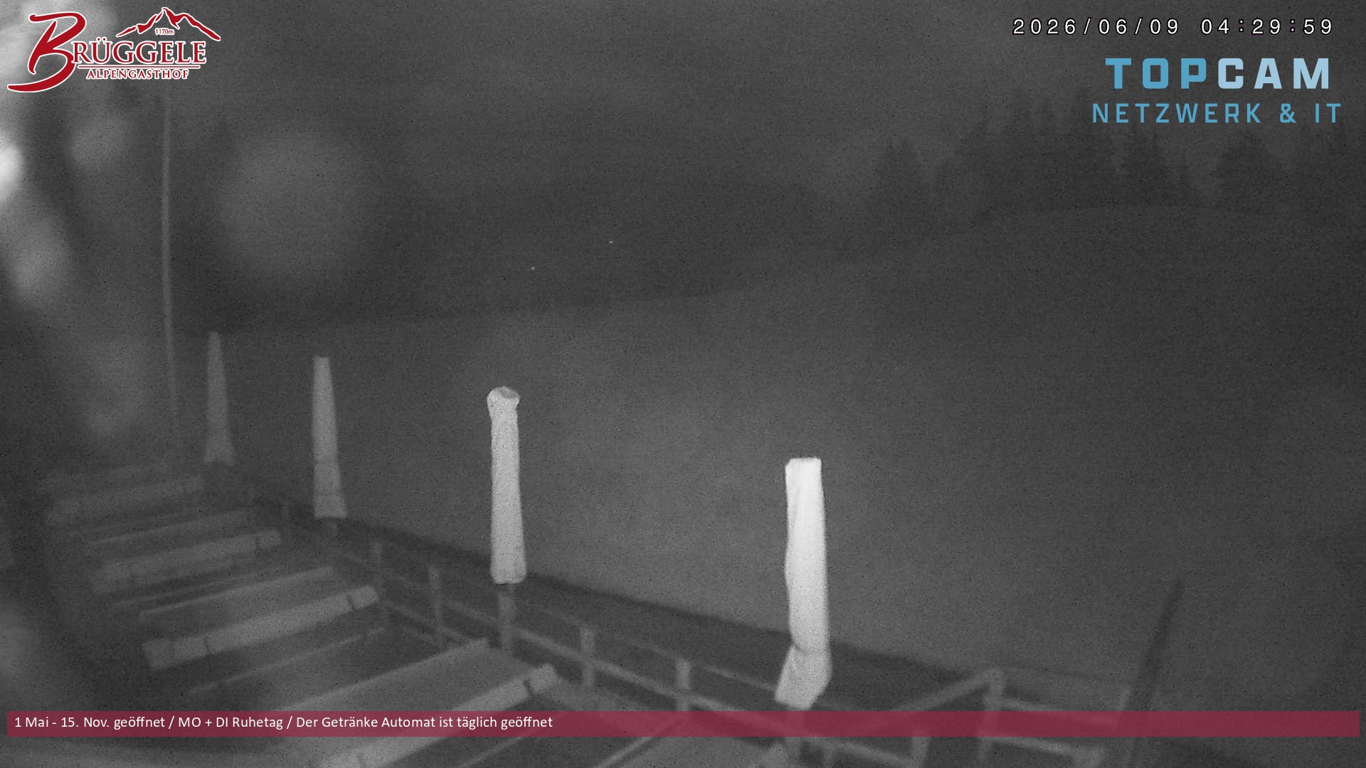 Archiv Foto Webcam Alberschwende, Alpengasthof Brüggele