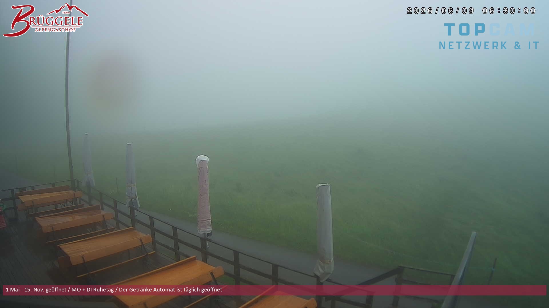 Archiv Foto Webcam Alberschwende, Alpengasthof Brüggele