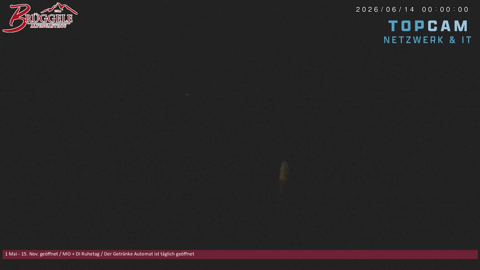 Archiv Foto Webcam Alberschwende, Alpengasthof Brüggele