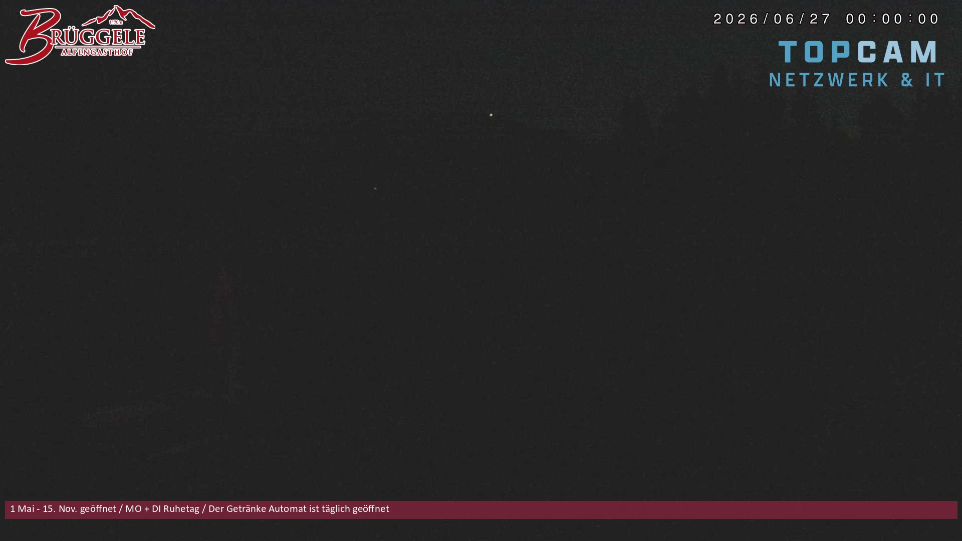 Archiv Foto Webcam Alberschwende, Alpengasthof Brüggele