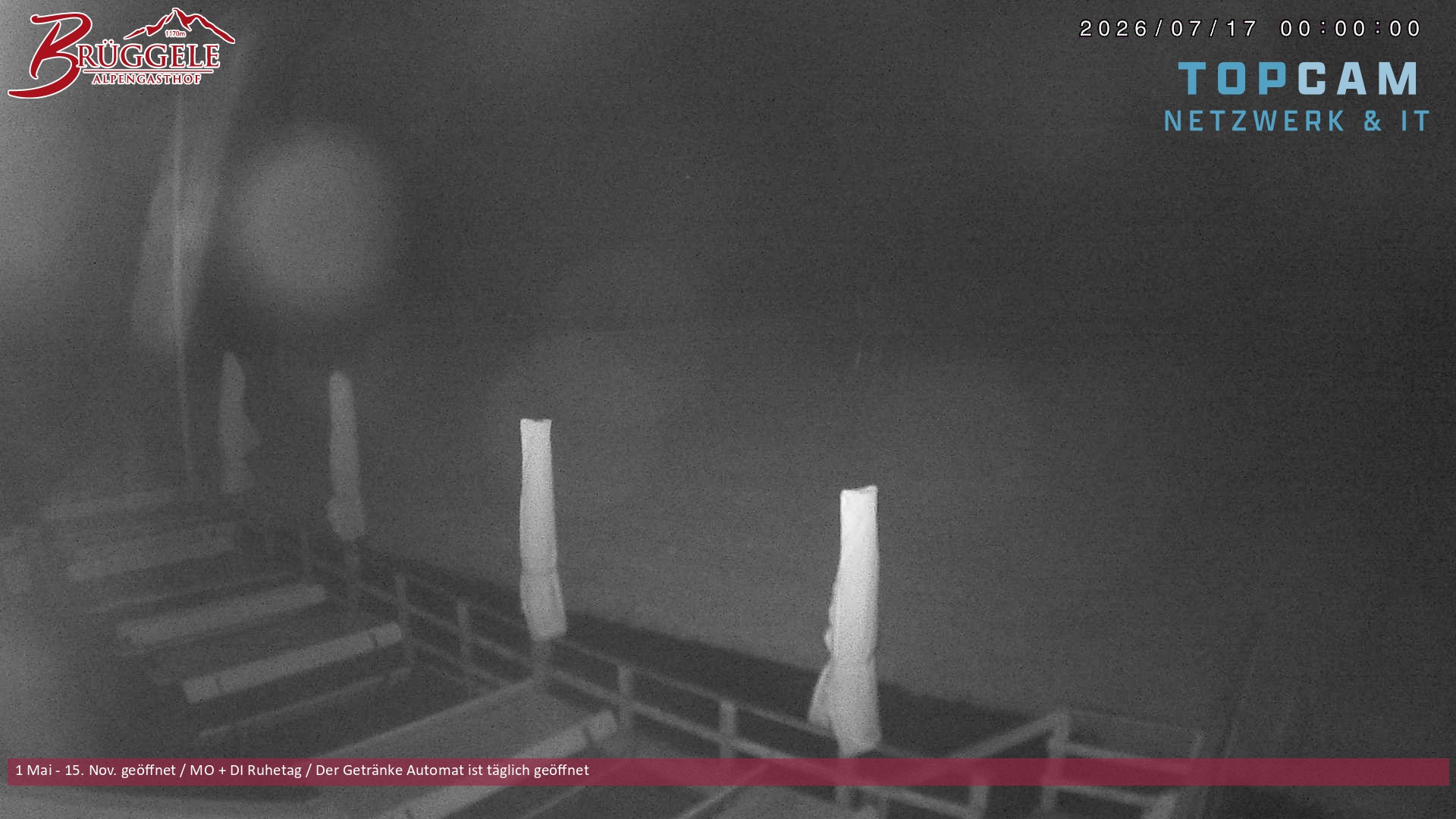 Archiv Foto Webcam Alberschwende, Alpengasthof Brüggele