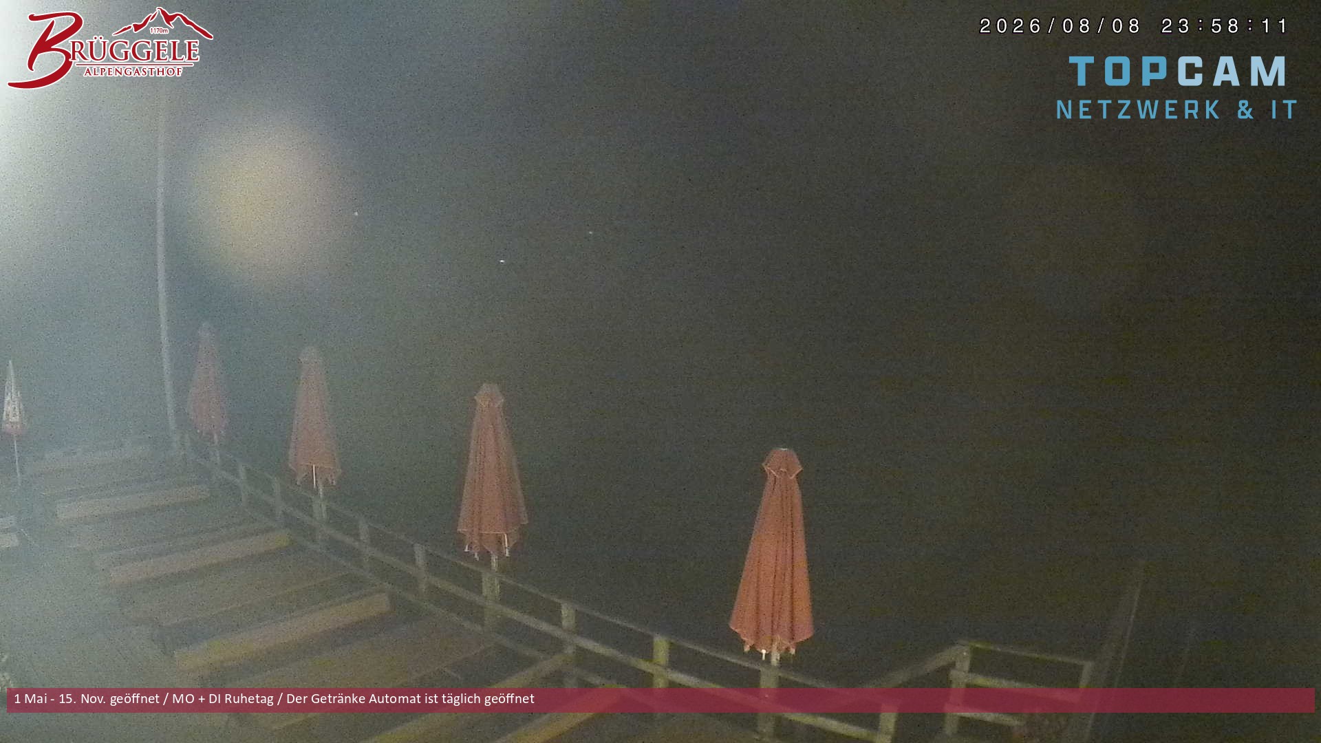 Archiv Foto Webcam Alberschwende, Alpengasthof Brüggele