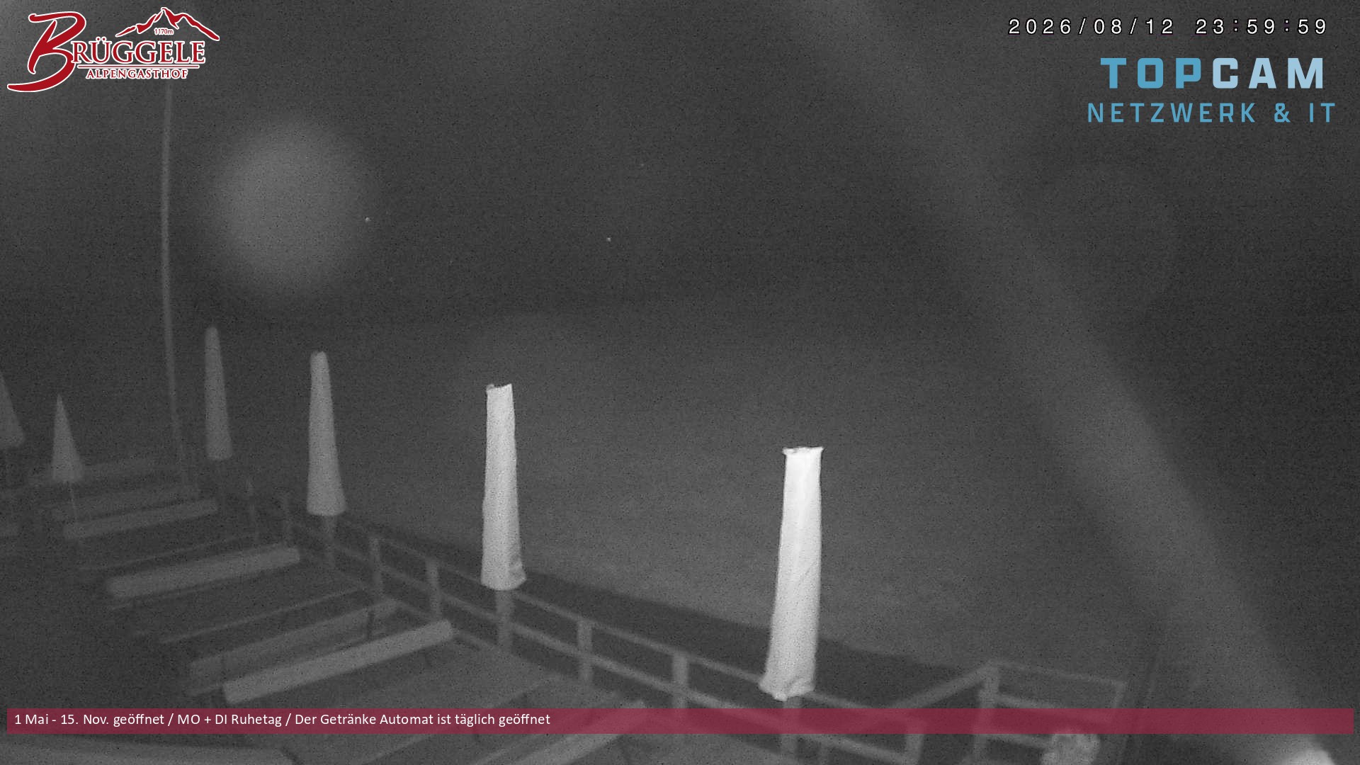Archiv Foto Webcam Alberschwende, Alpengasthof Brüggele