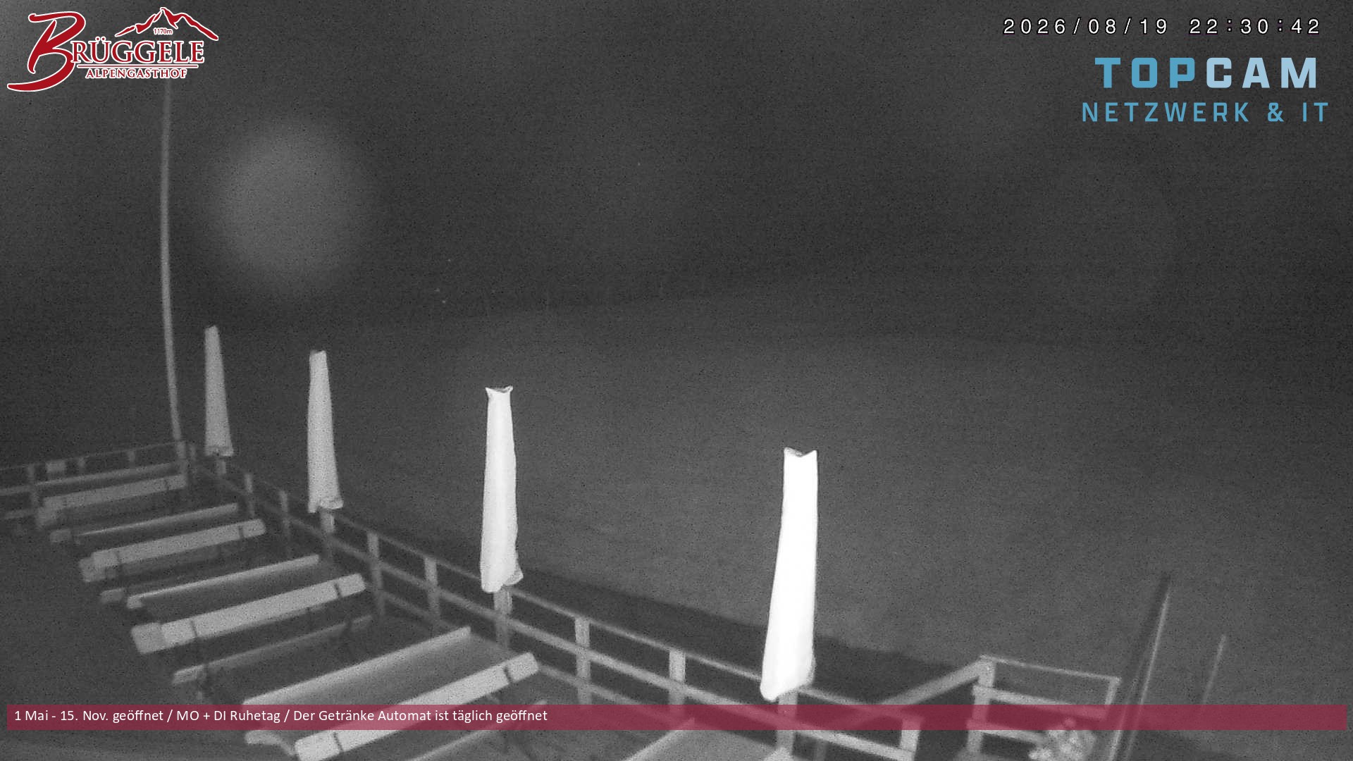 Archiv Foto Webcam Alberschwende, Alpengasthof Brüggele