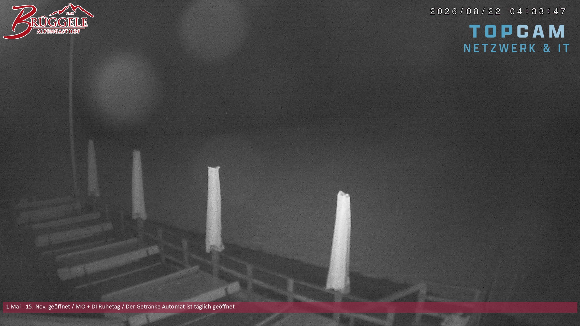Archiv Foto Webcam Alberschwende, Alpengasthof Brüggele