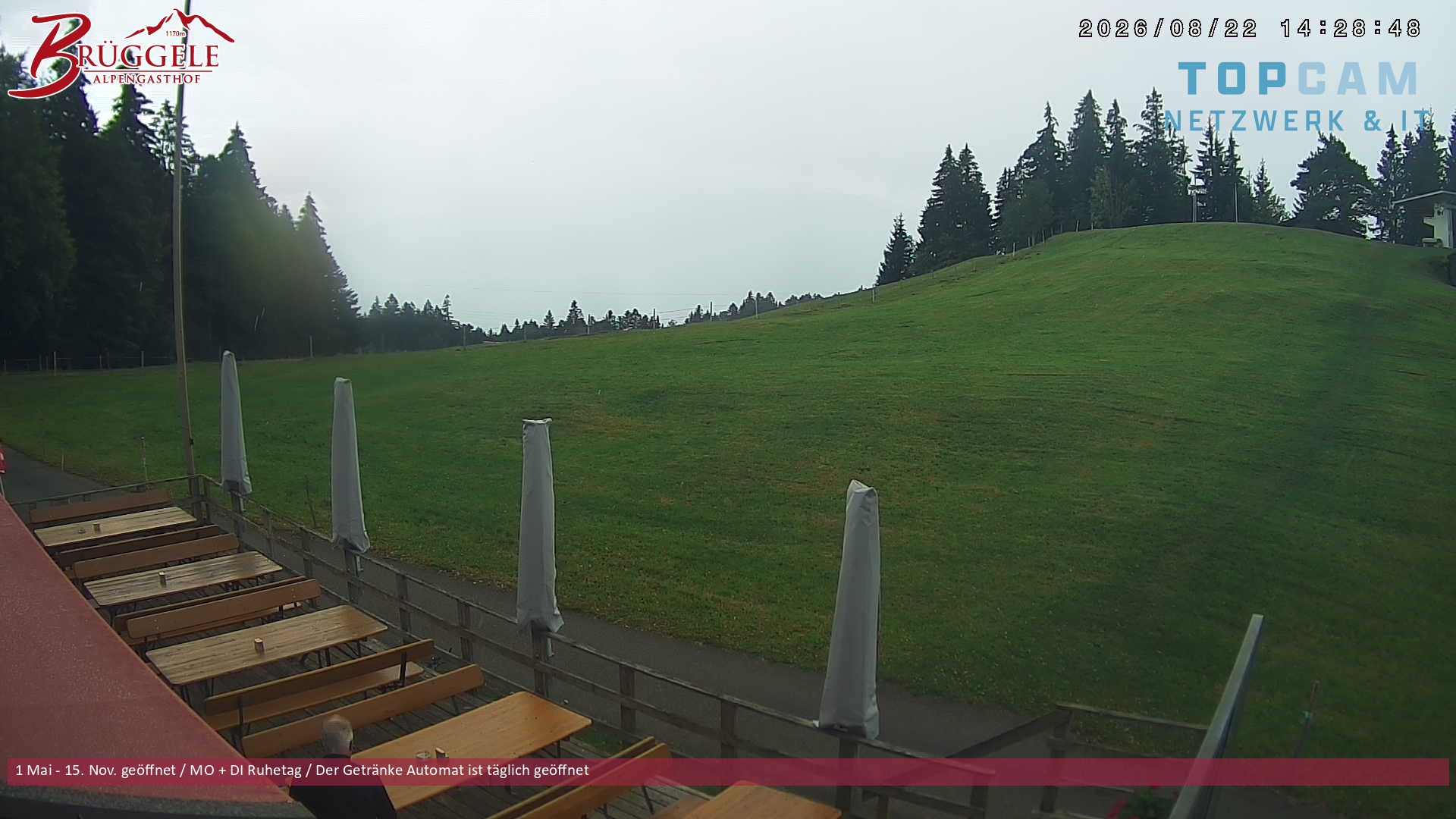 Archiv Foto Webcam Alberschwende, Alpengasthof Brüggele