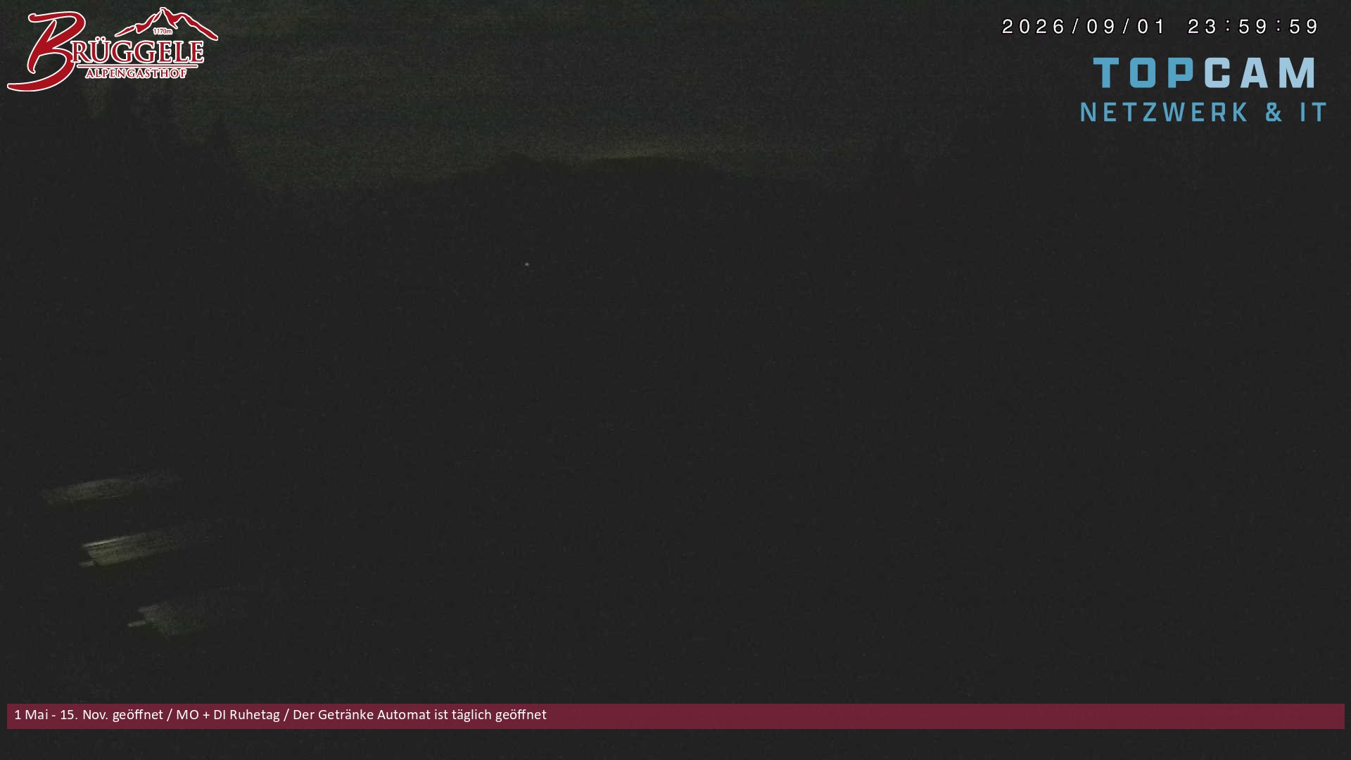 Archiv Foto Webcam Alberschwende, Alpengasthof Brüggele