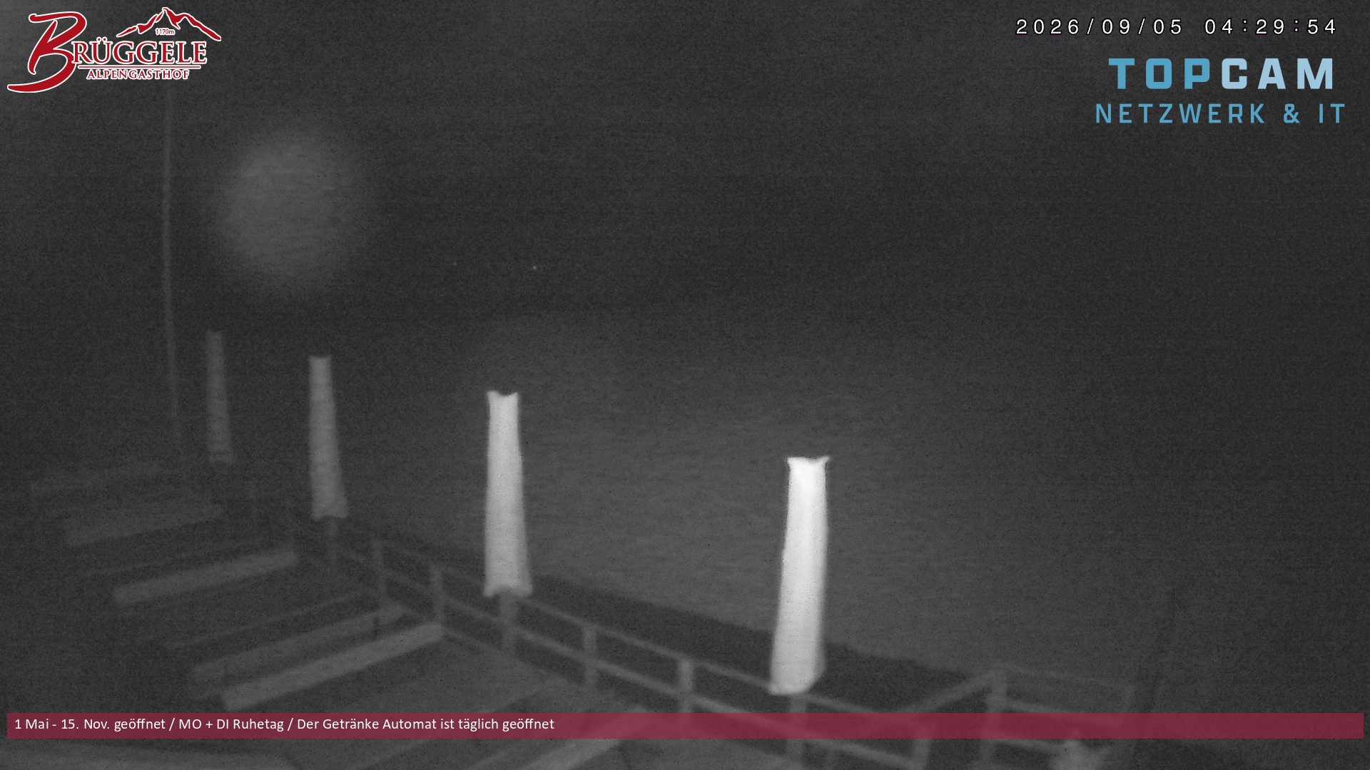 Archiv Foto Webcam Alberschwende, Alpengasthof Brüggele
