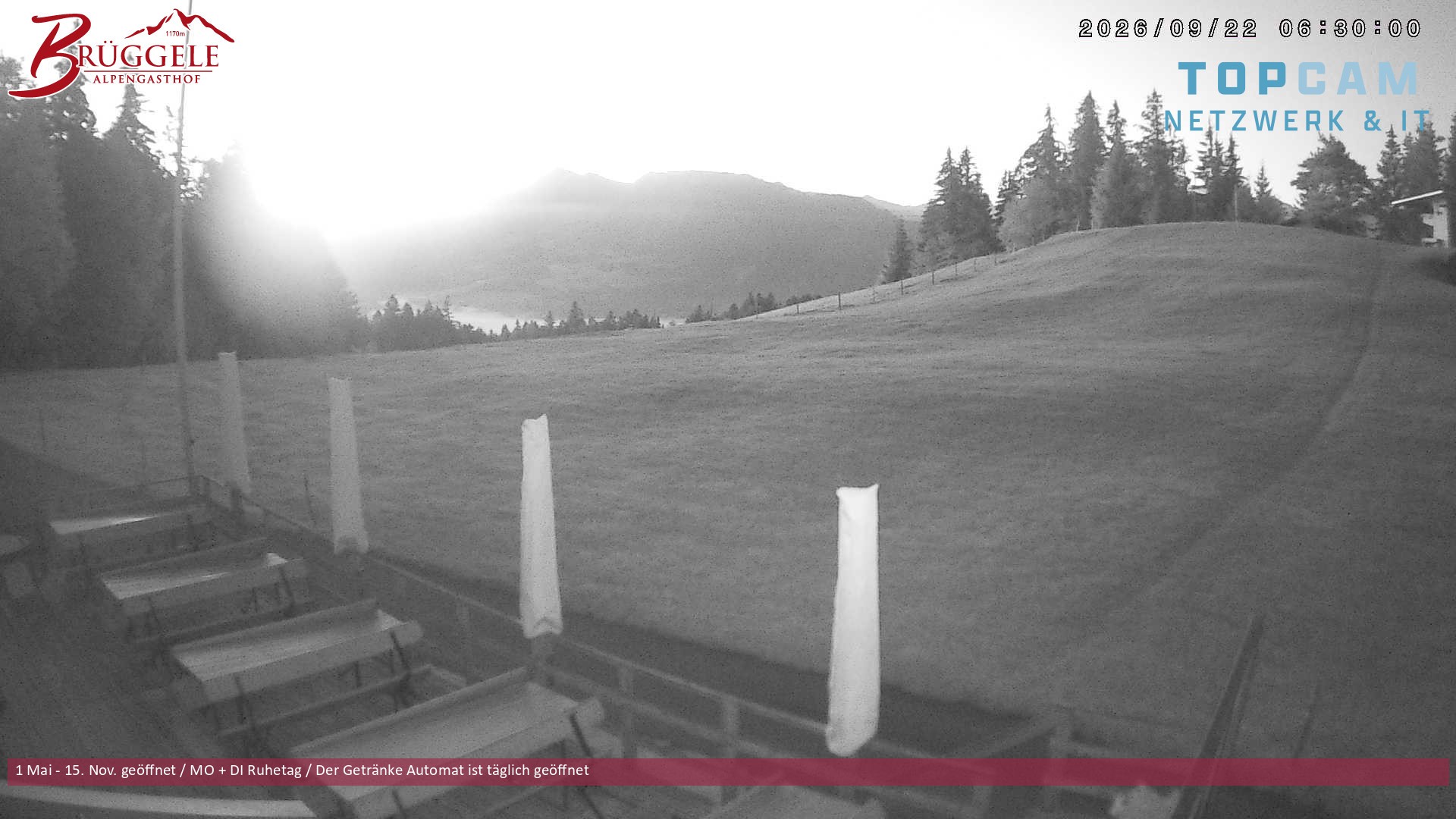 Archiv Foto Webcam Alberschwende, Alpengasthof Brüggele