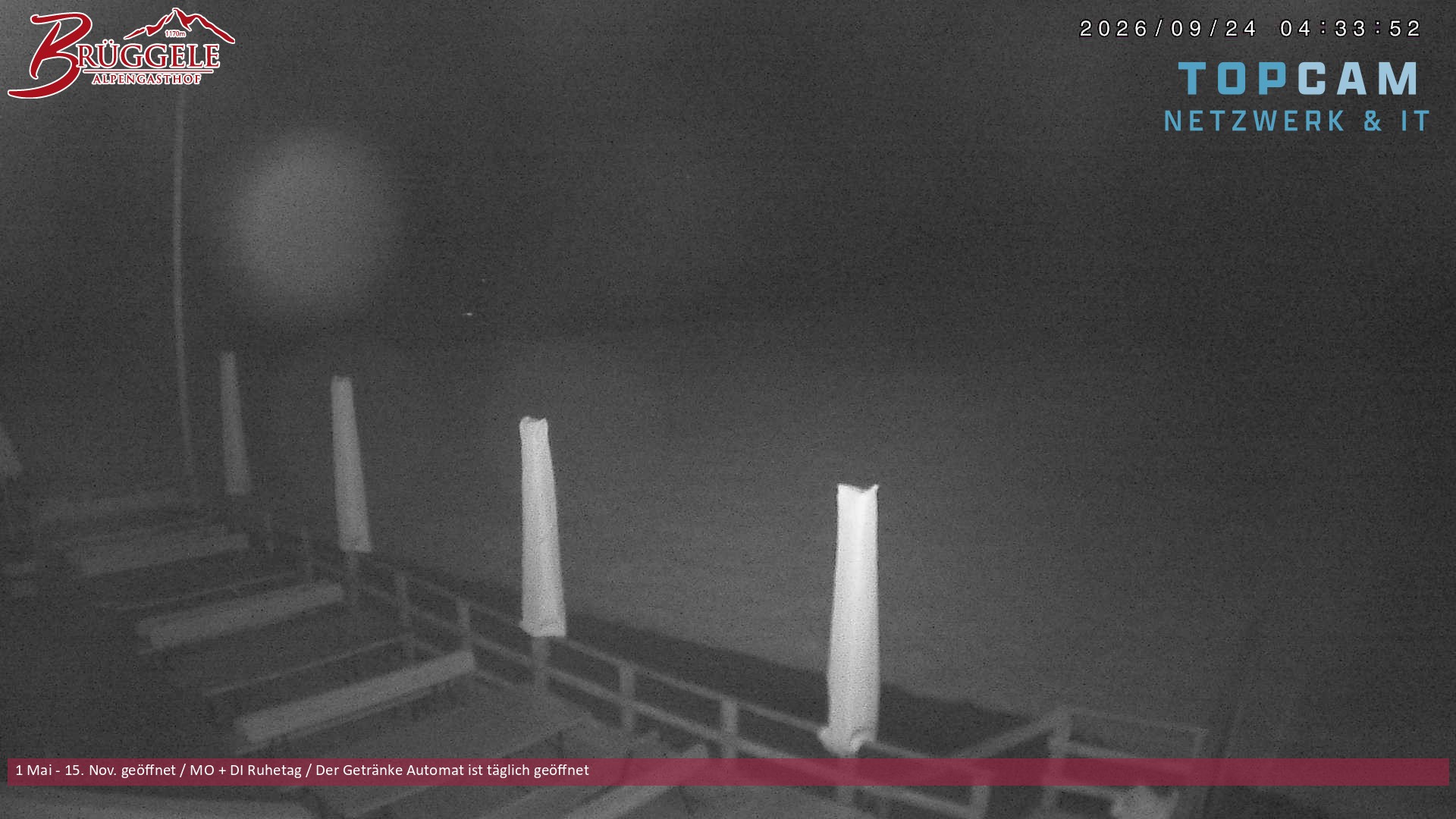 Archiv Foto Webcam Alberschwende, Alpengasthof Brüggele