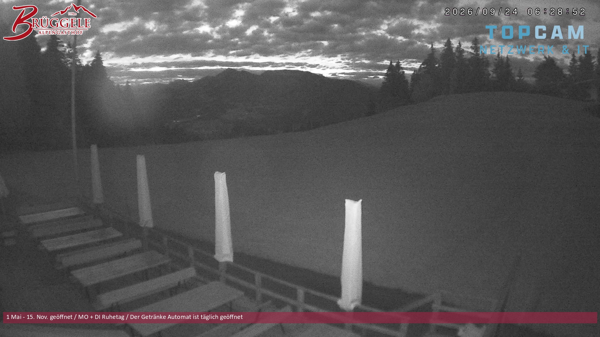 Archiv Foto Webcam Alberschwende, Alpengasthof Brüggele
