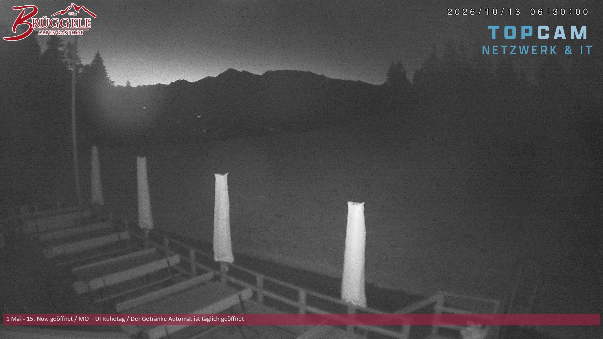 Archiv Foto Webcam Alberschwende, Alpengasthof Brüggele