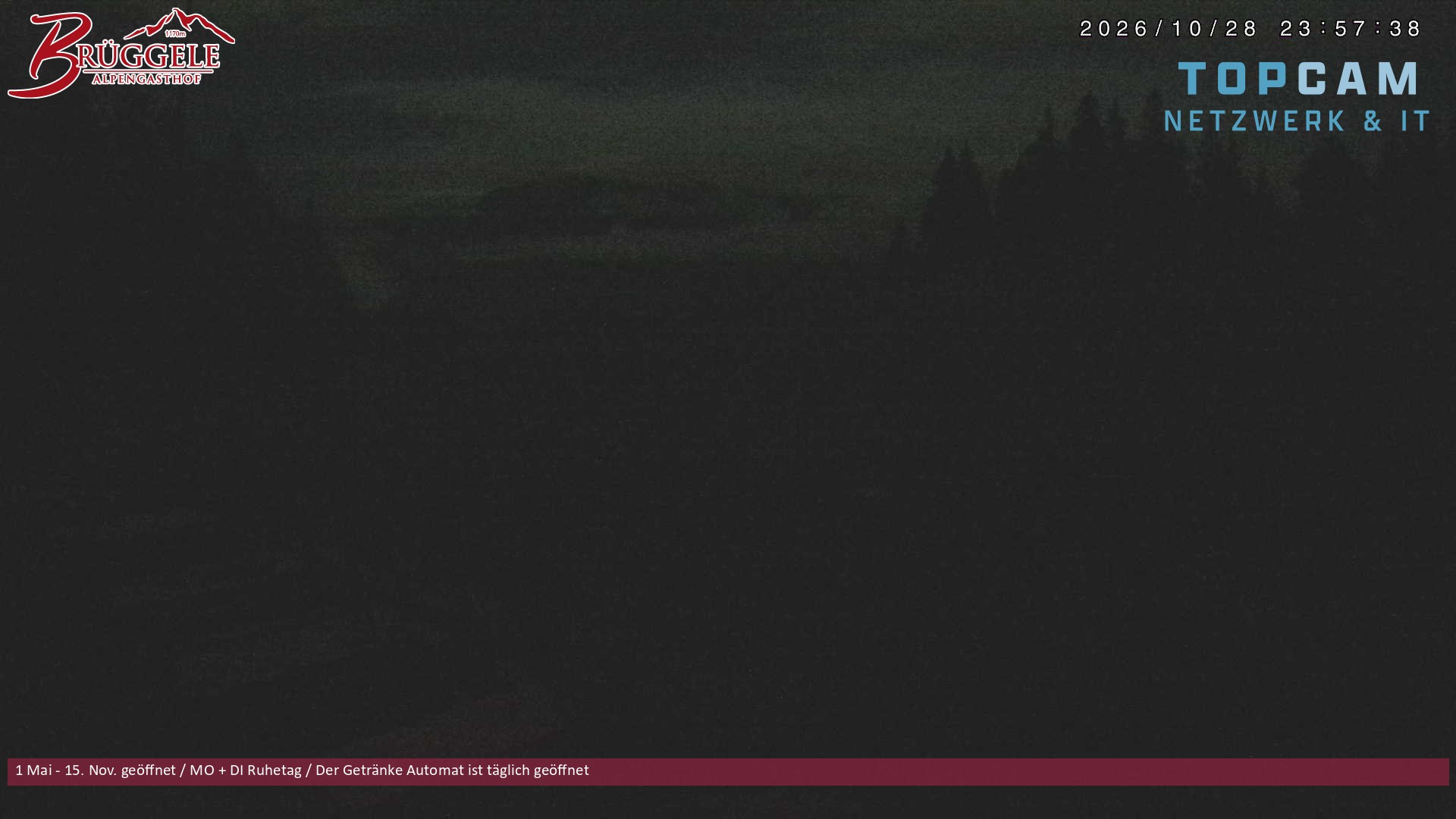 Archiv Foto Webcam Alberschwende, Alpengasthof Brüggele