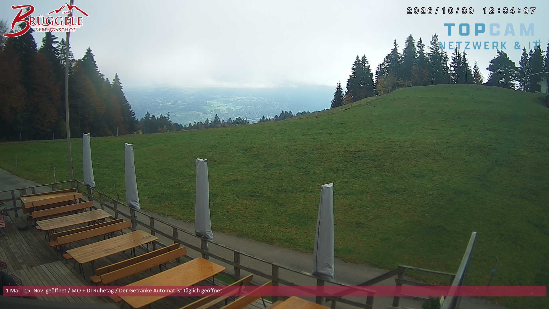 Archiv Foto Webcam Alberschwende, Alpengasthof Brüggele