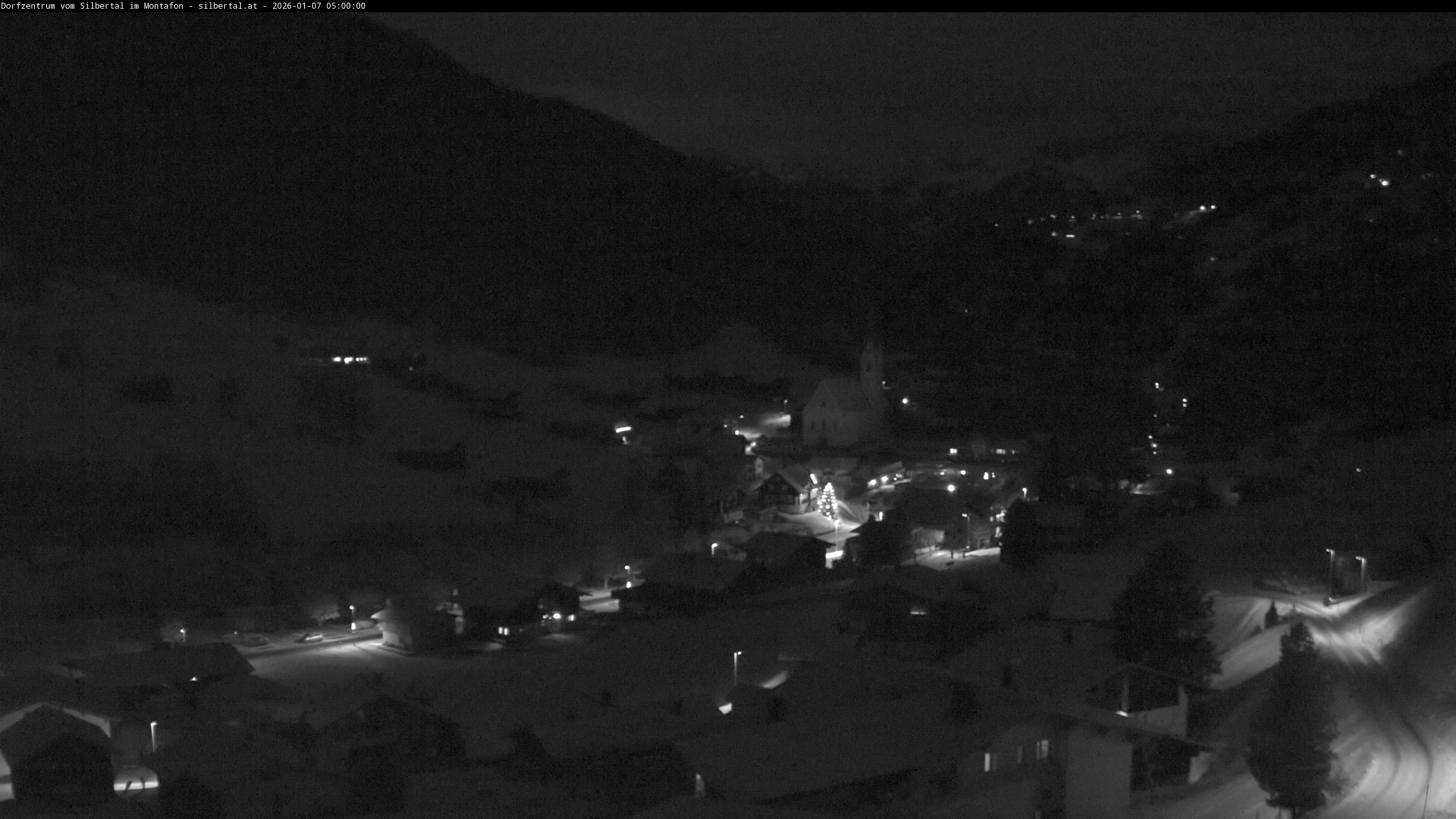 Archiv Foto Webcam Blick auf Silbertal, Vorarlberg