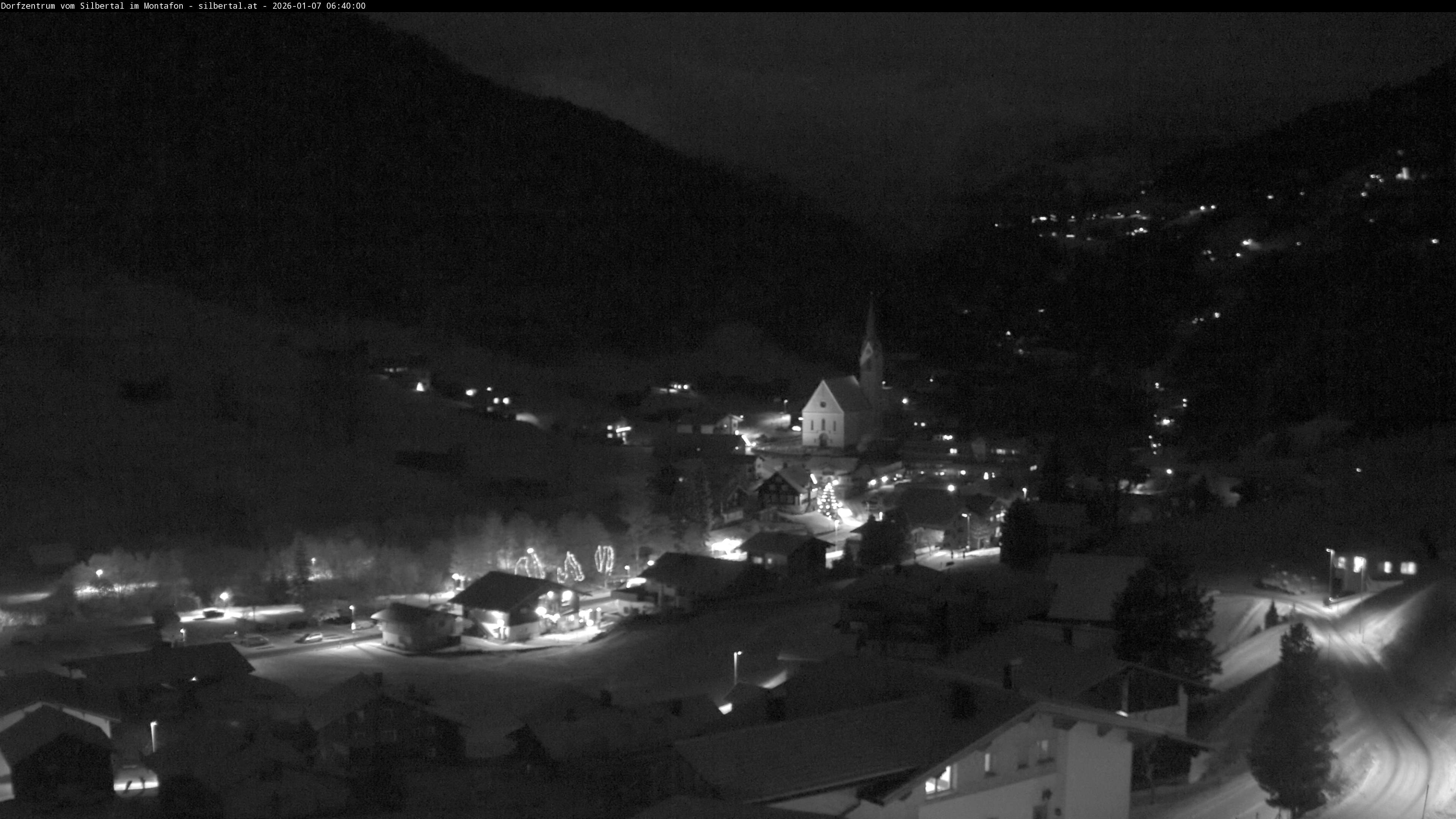 Archiv Foto Webcam Blick auf Silbertal, Vorarlberg