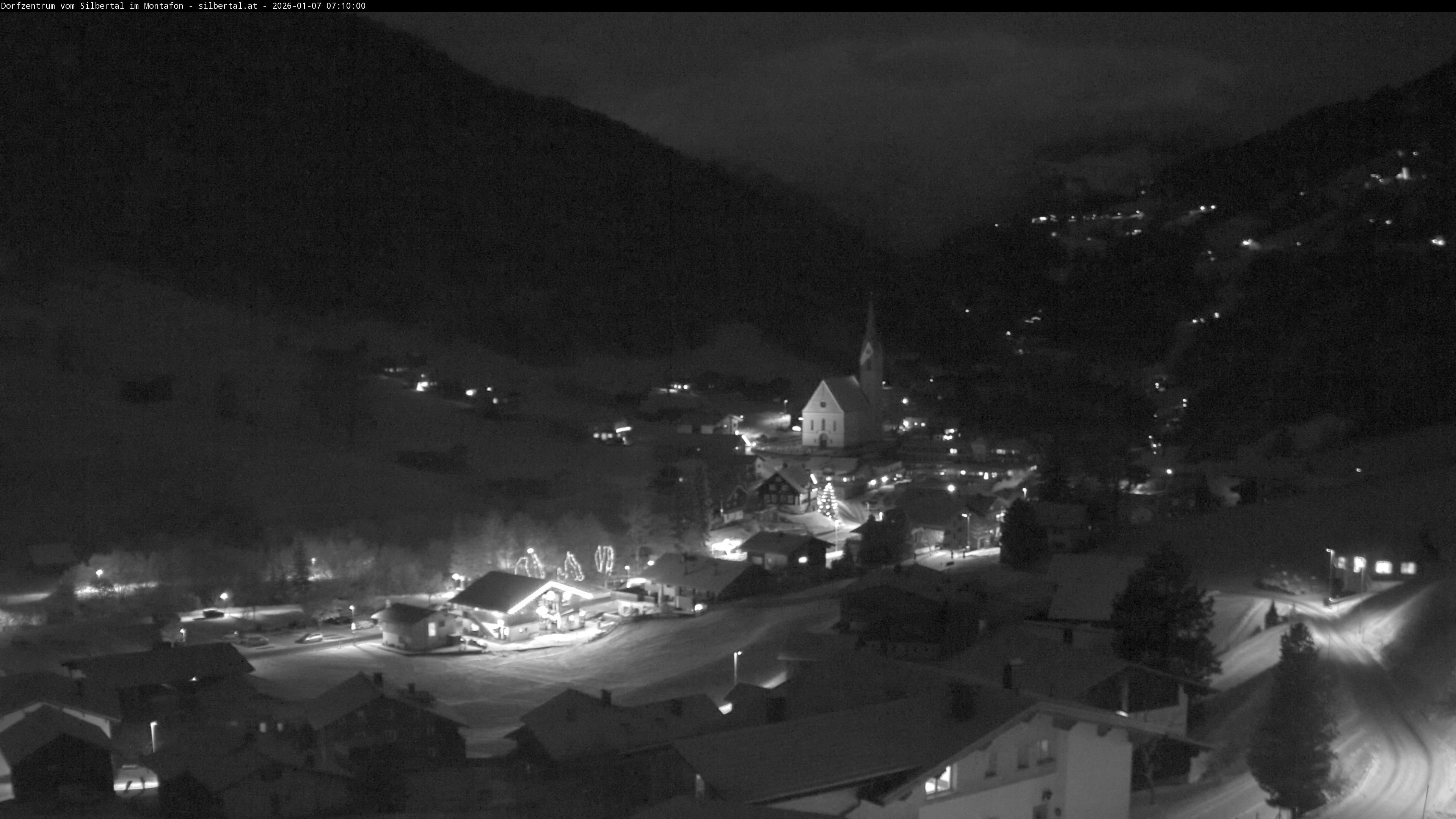 Archiv Foto Webcam Blick auf Silbertal, Vorarlberg