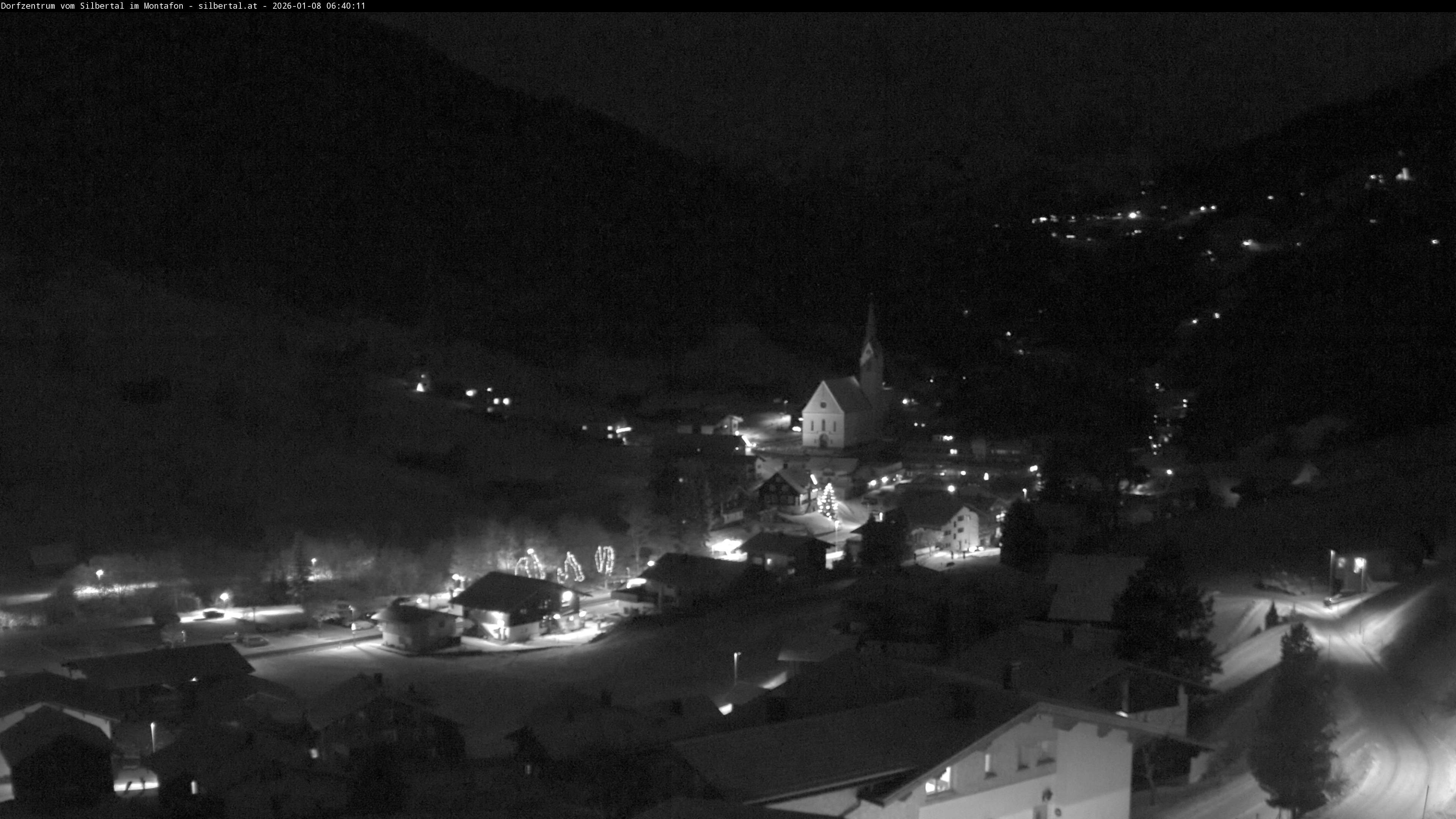 Archiv Foto Webcam Blick auf Silbertal, Vorarlberg