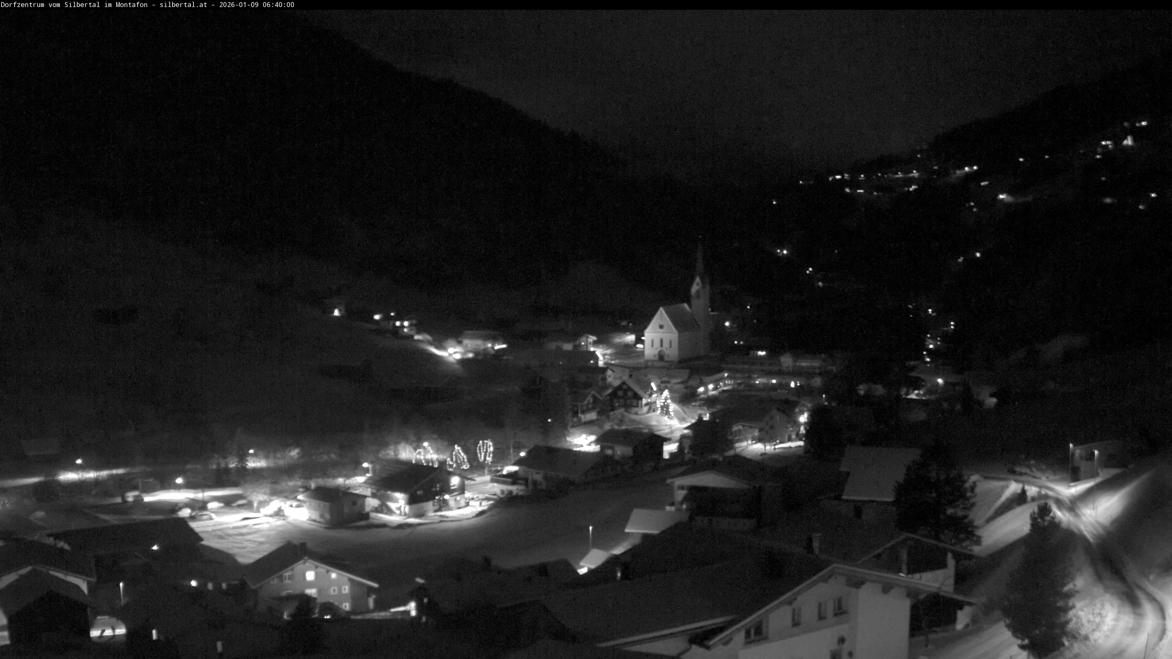 Archiv Foto Webcam Blick auf Silbertal, Vorarlberg