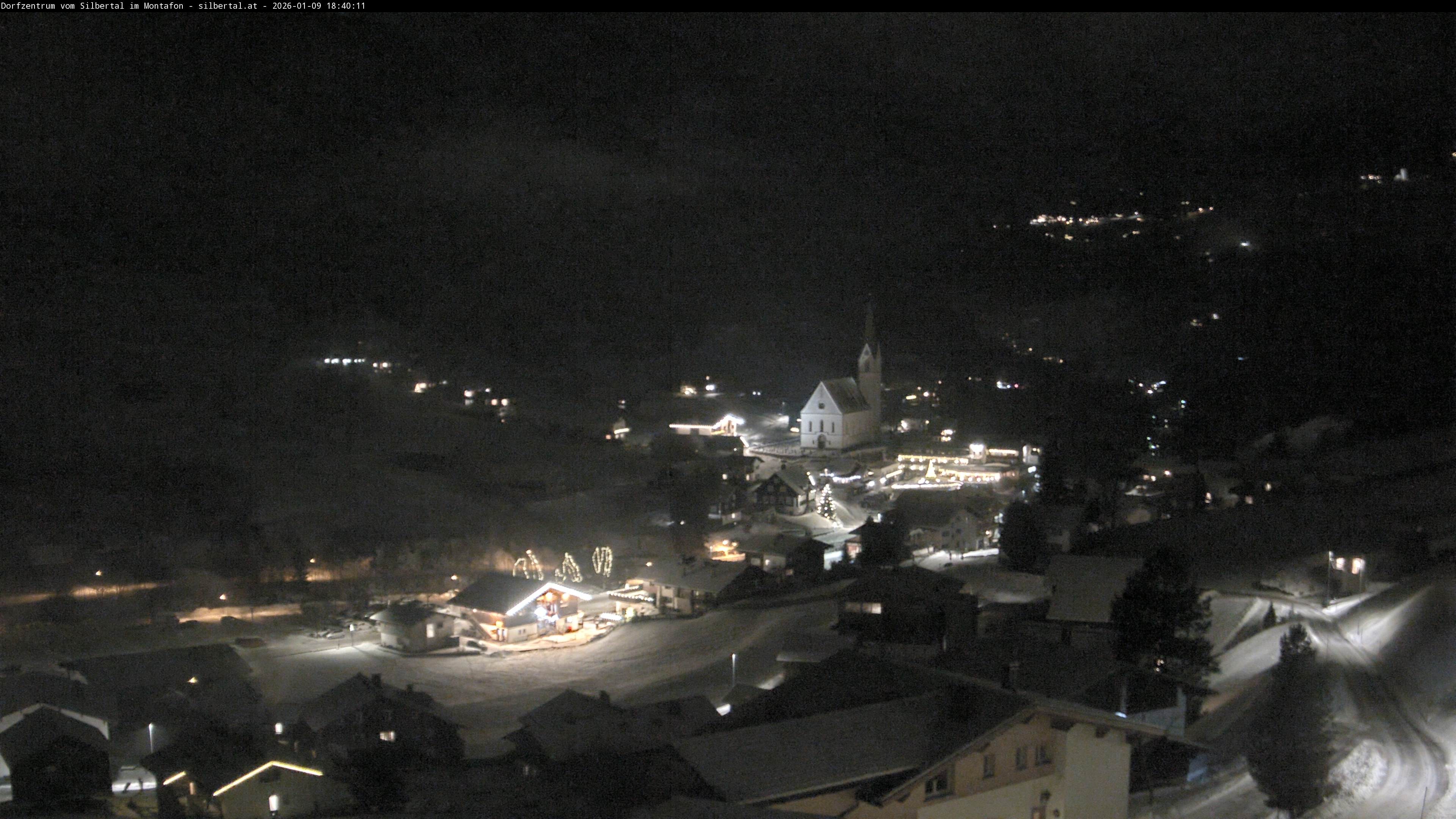 Archiv Foto Webcam Blick auf Silbertal, Vorarlberg