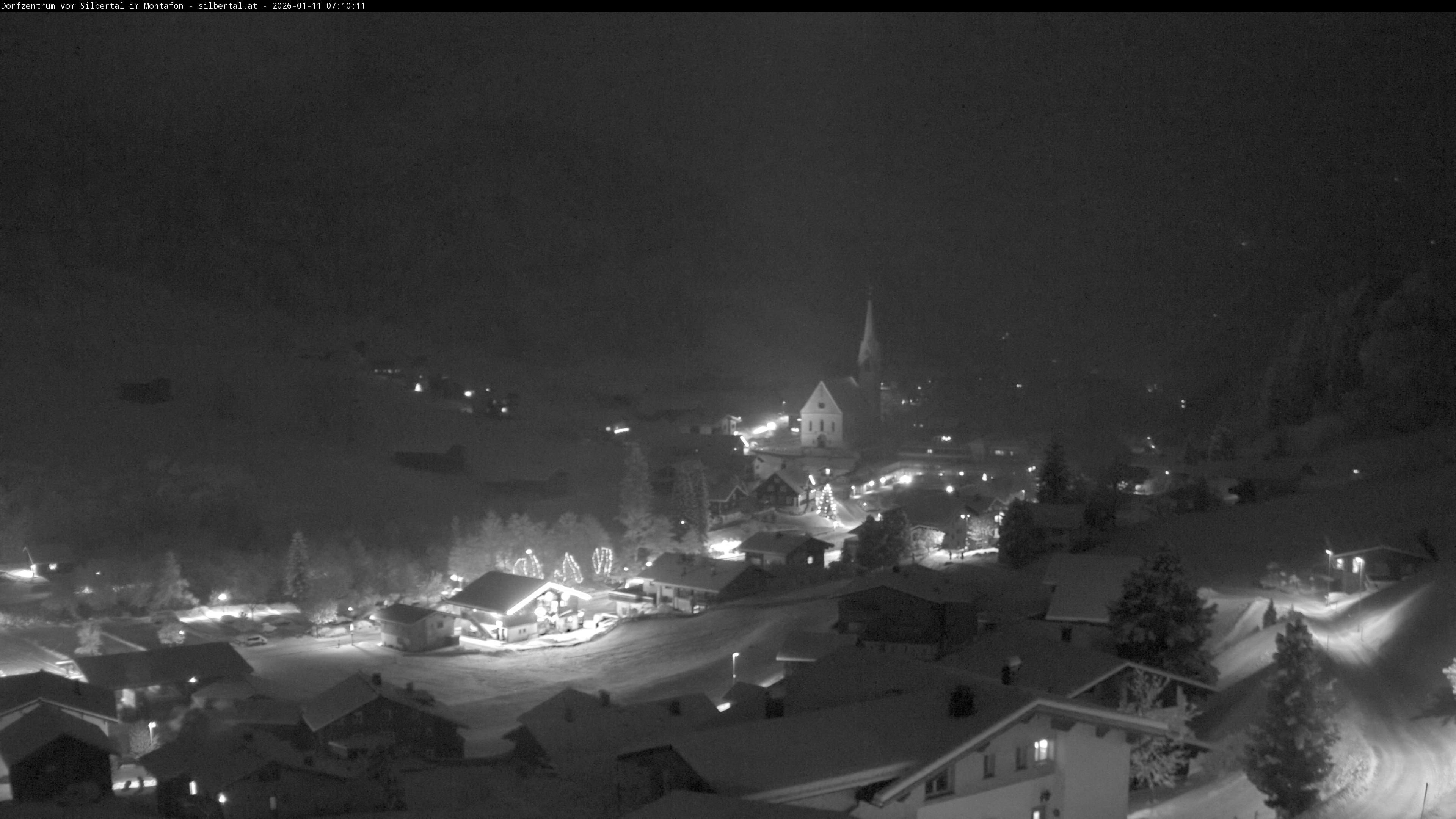 Archiv Foto Webcam Blick auf Silbertal, Vorarlberg