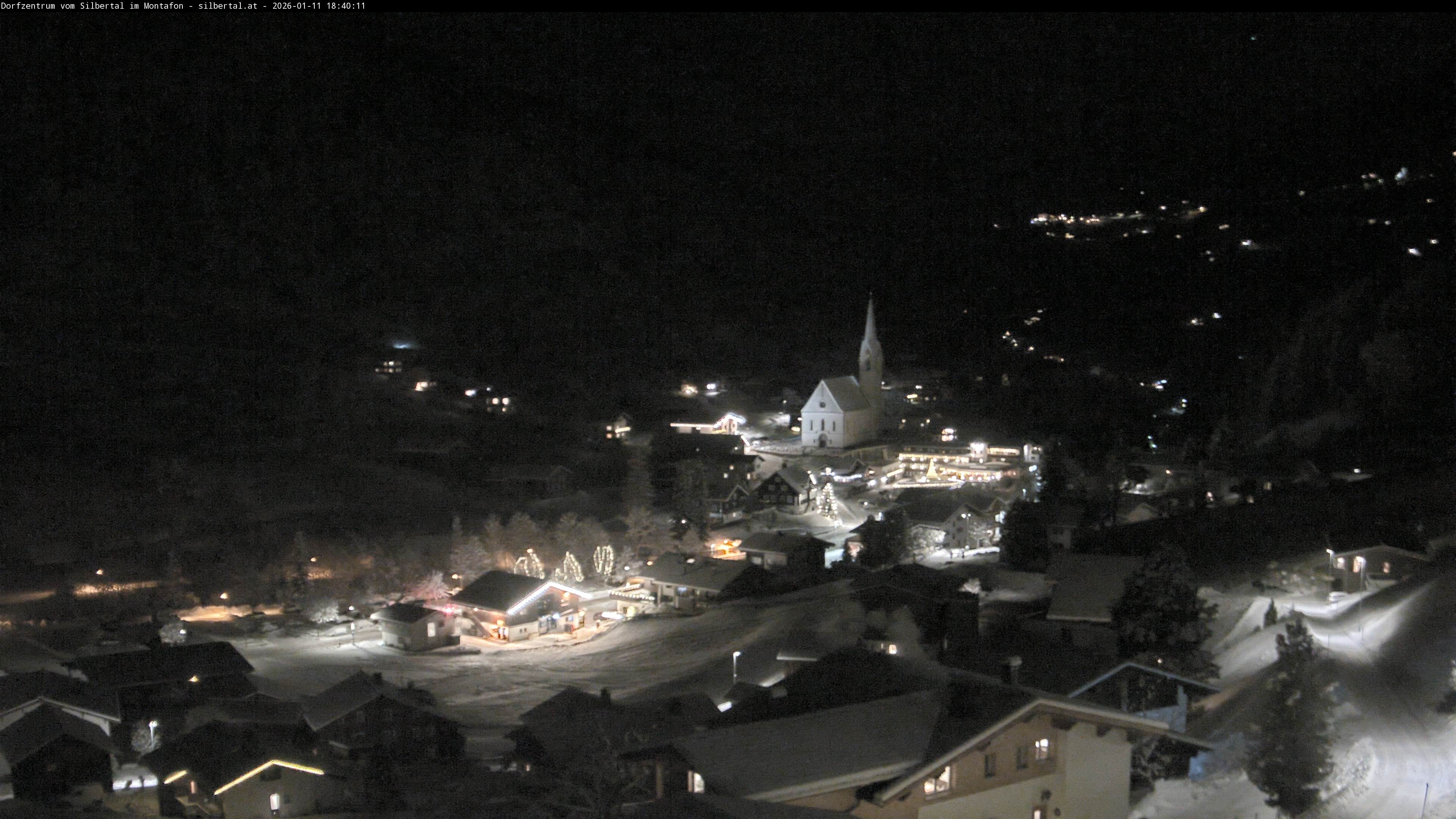 Archiv Foto Webcam Blick auf Silbertal, Vorarlberg