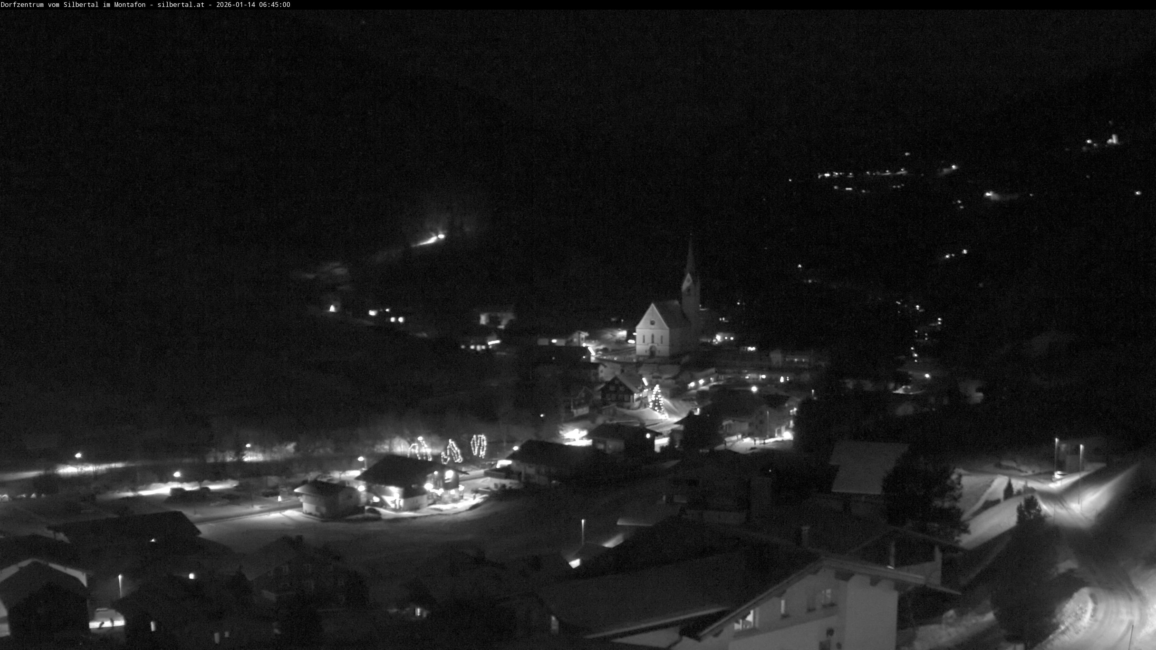 Archiv Foto Webcam Blick auf Silbertal, Vorarlberg