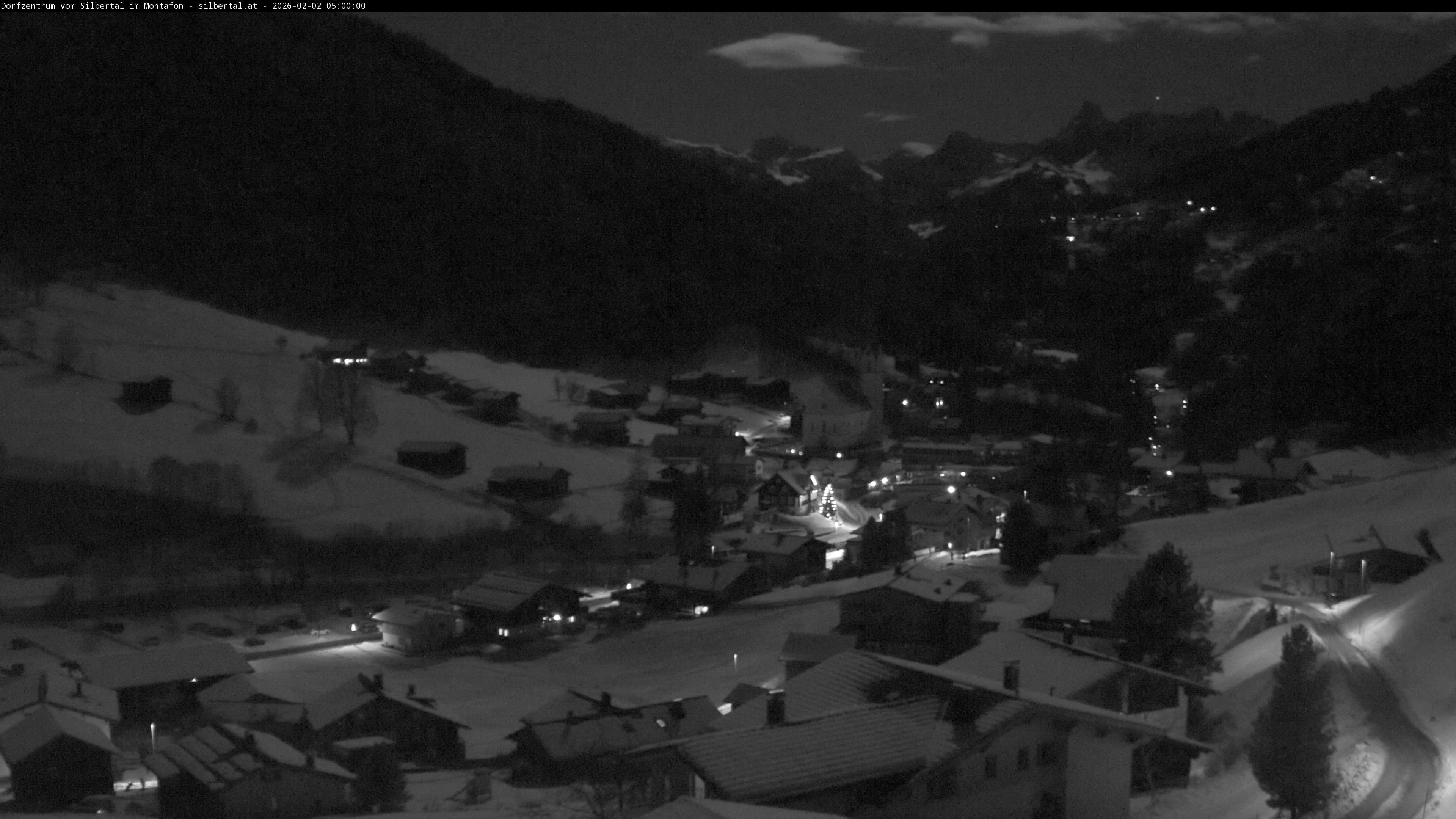 Archiv Foto Webcam Blick auf Silbertal, Vorarlberg