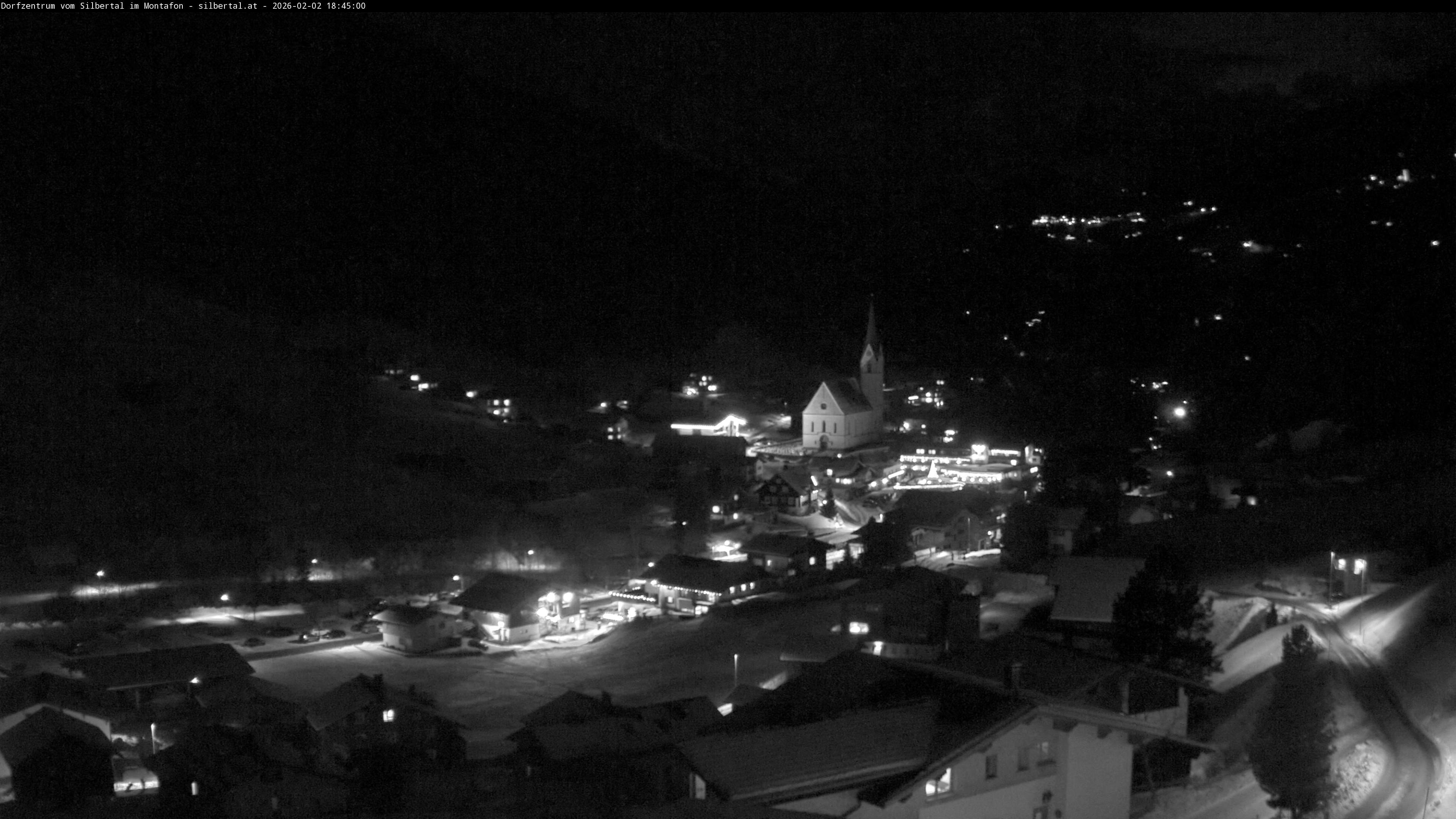 Archiv Foto Webcam Blick auf Silbertal, Vorarlberg