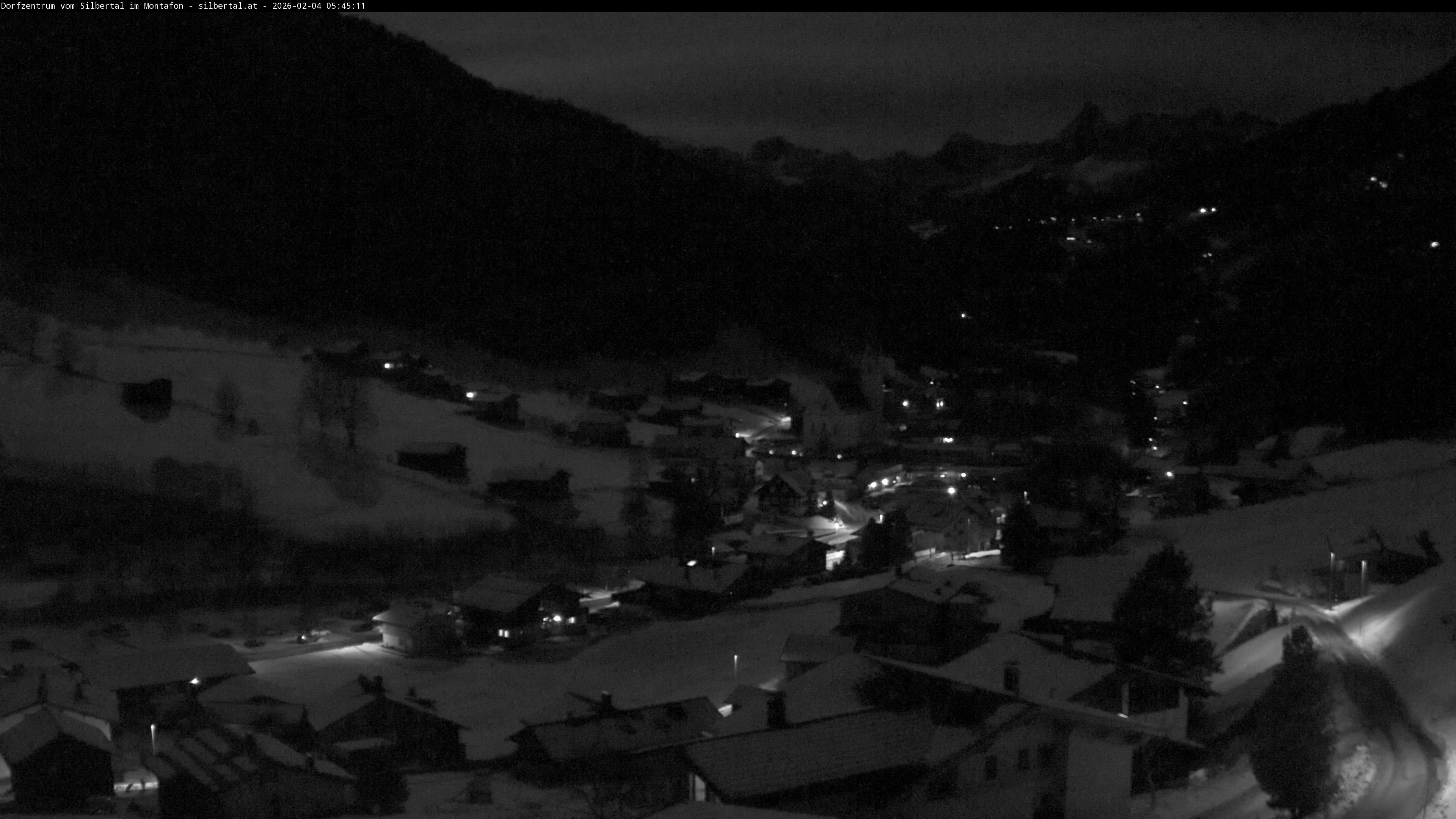 Archiv Foto Webcam Blick auf Silbertal, Vorarlberg
