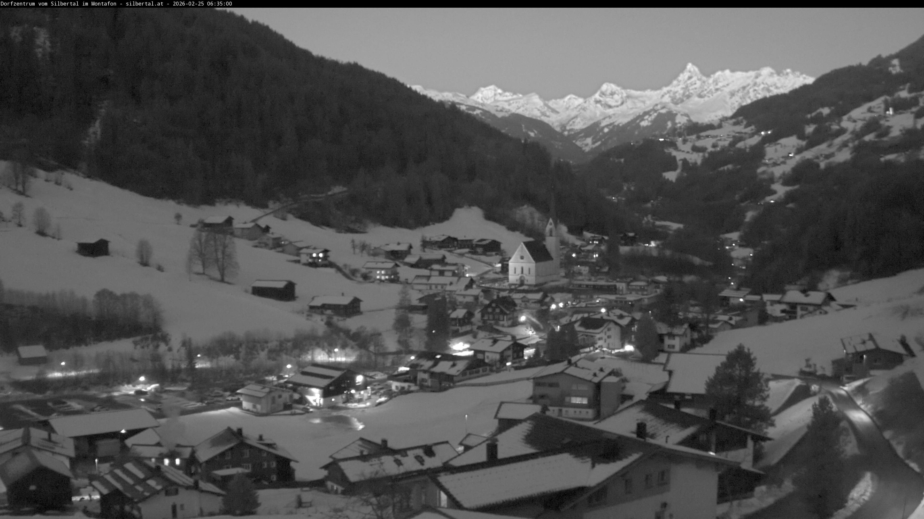 Archived image Webcam Silbertal, Vorarlberg