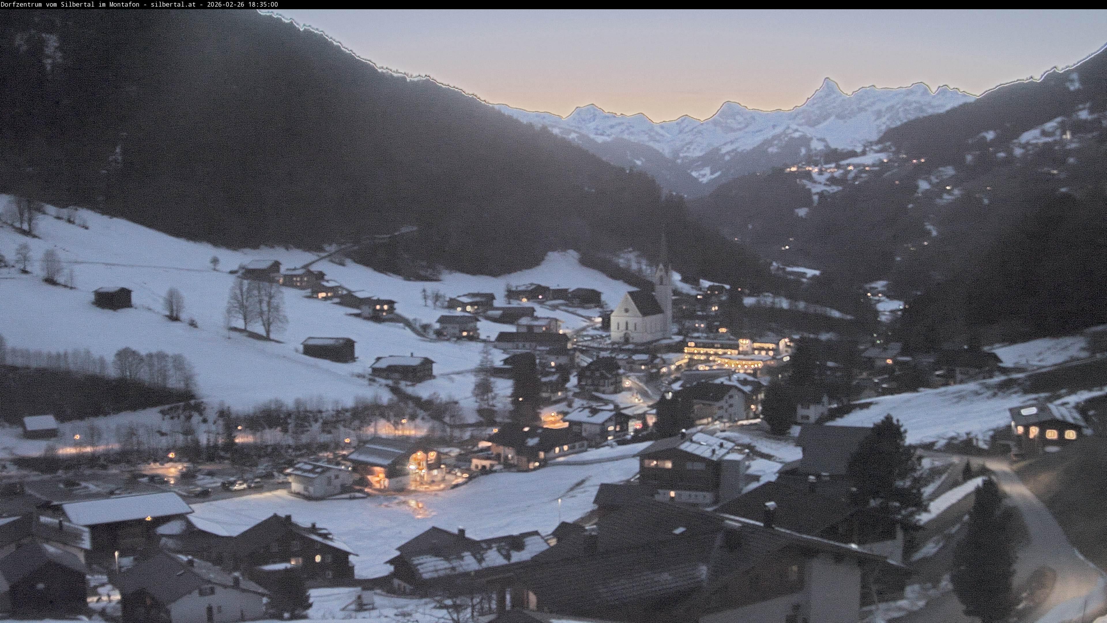 Archived image Webcam Silbertal, Vorarlberg