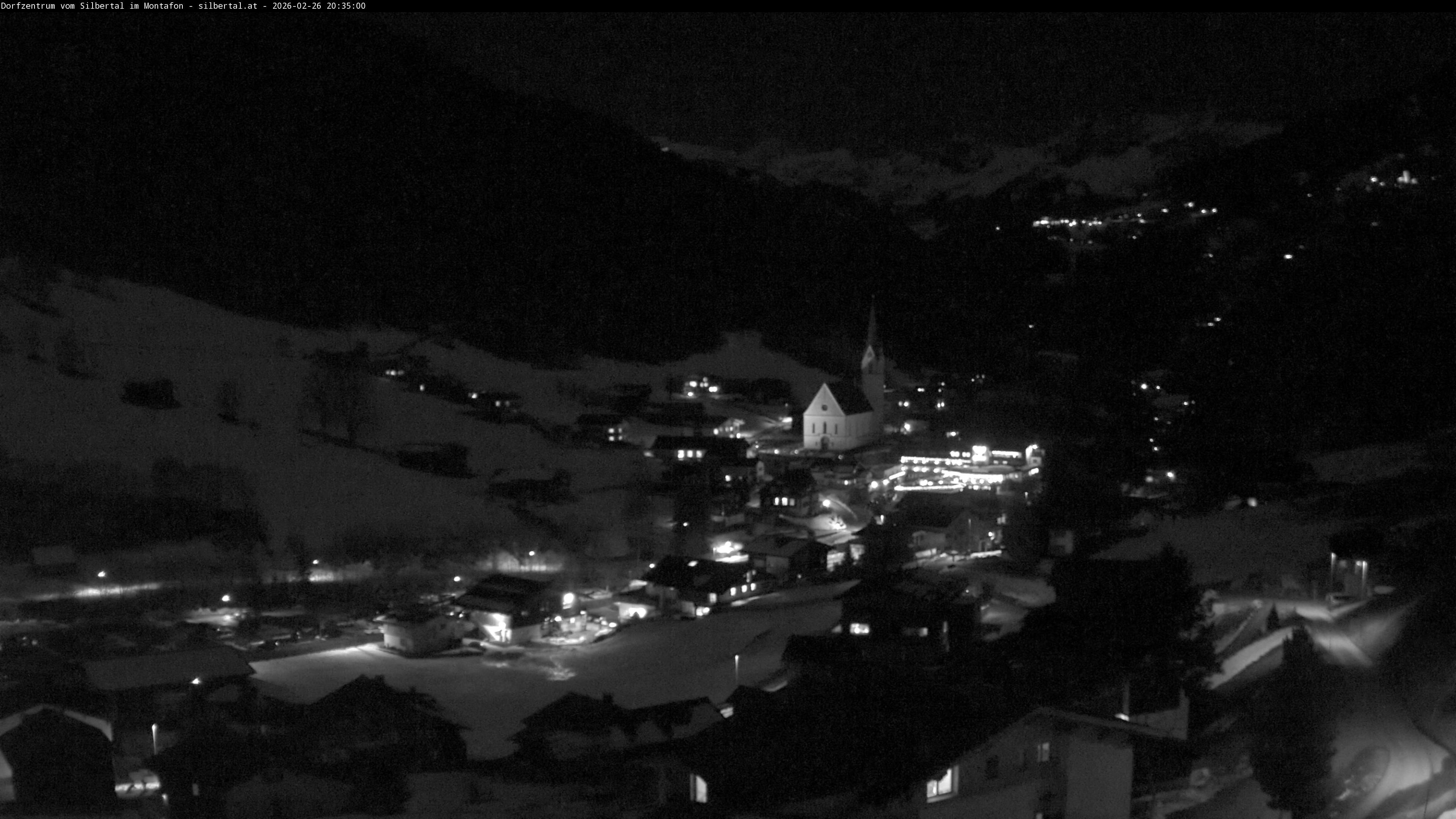 Archiv Foto Webcam Blick auf Silbertal, Vorarlberg