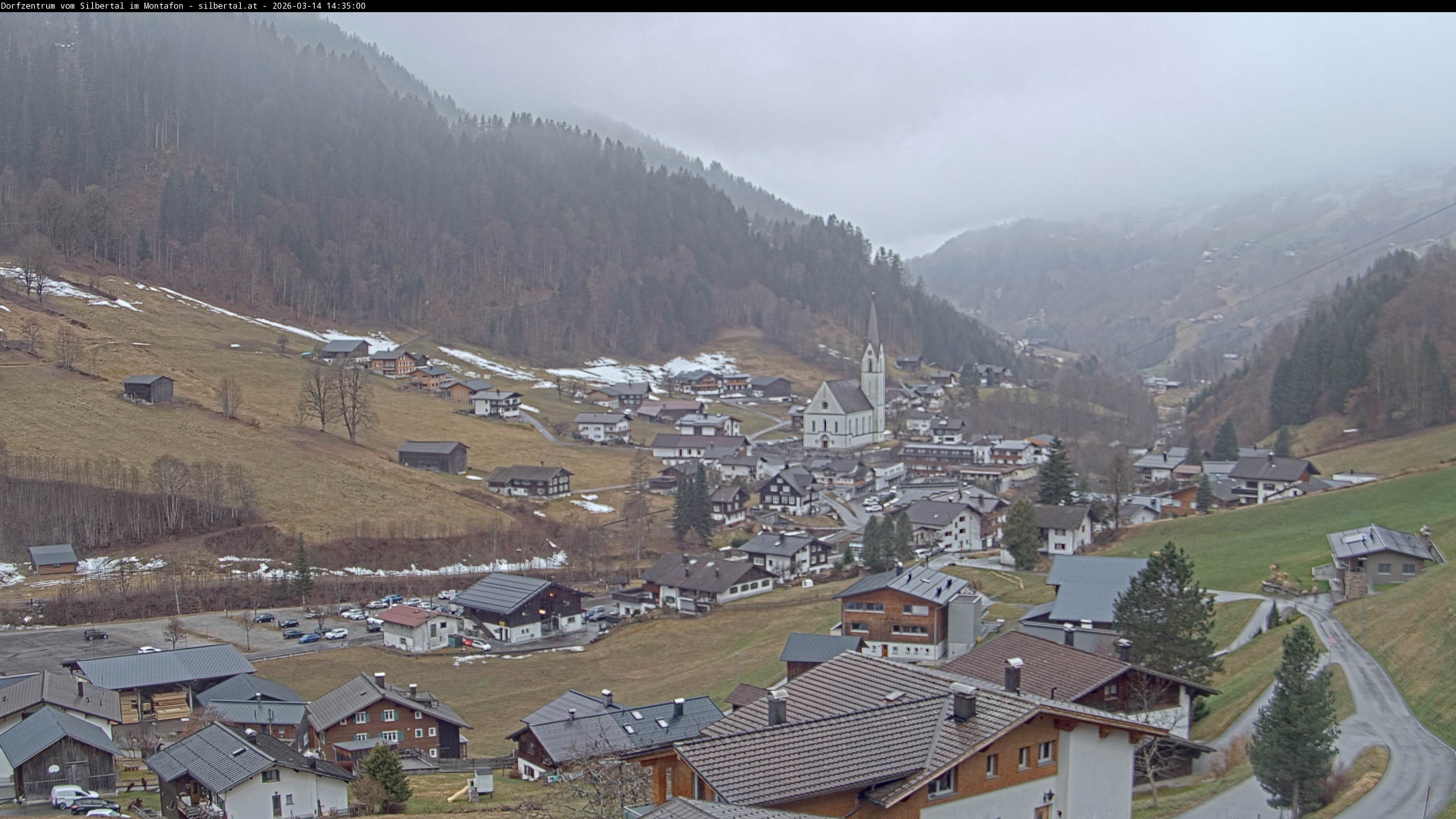 Archiv Foto Webcam Blick auf Silbertal, Vorarlberg