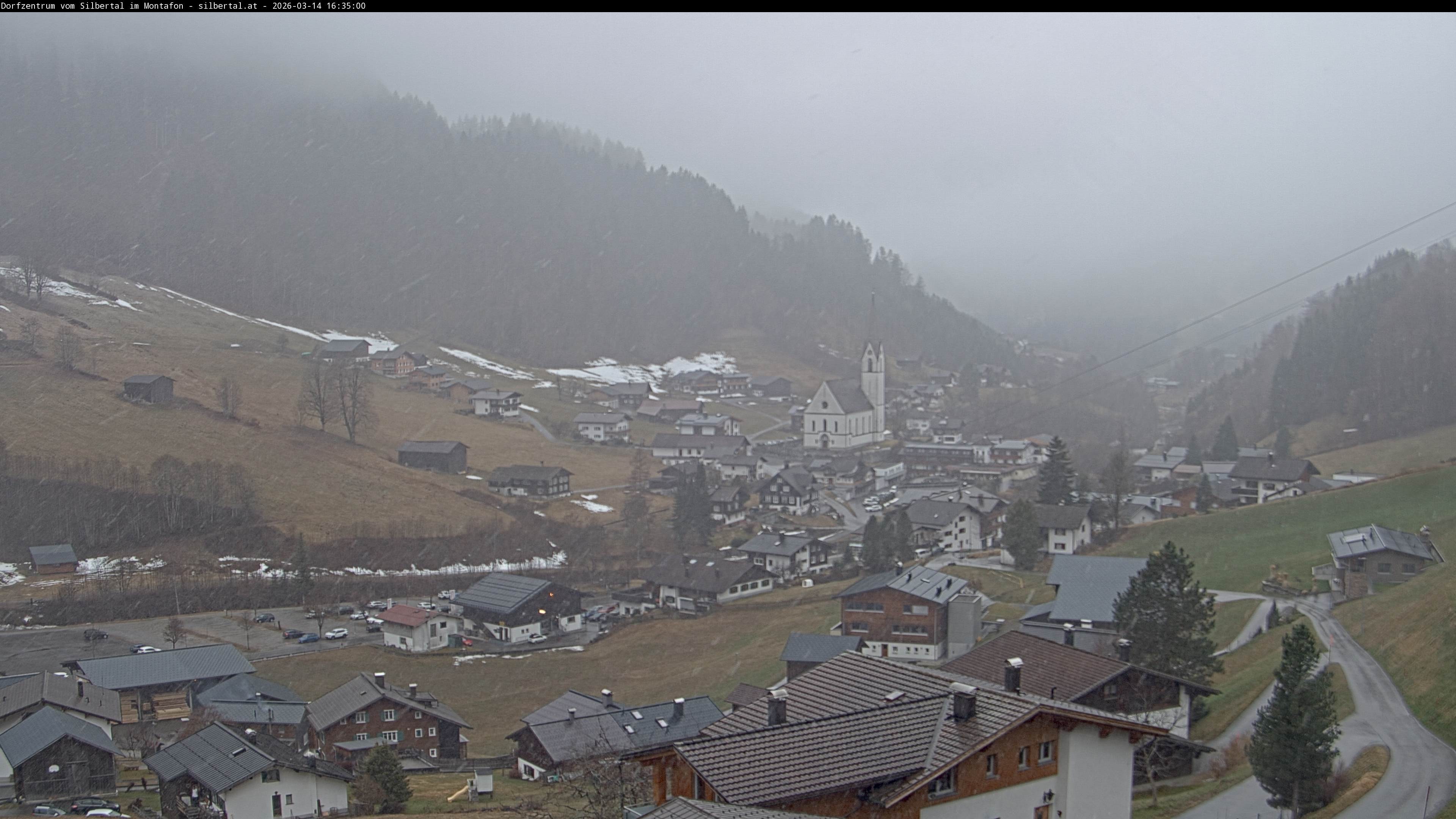 Archiv Foto Webcam Blick auf Silbertal, Vorarlberg
