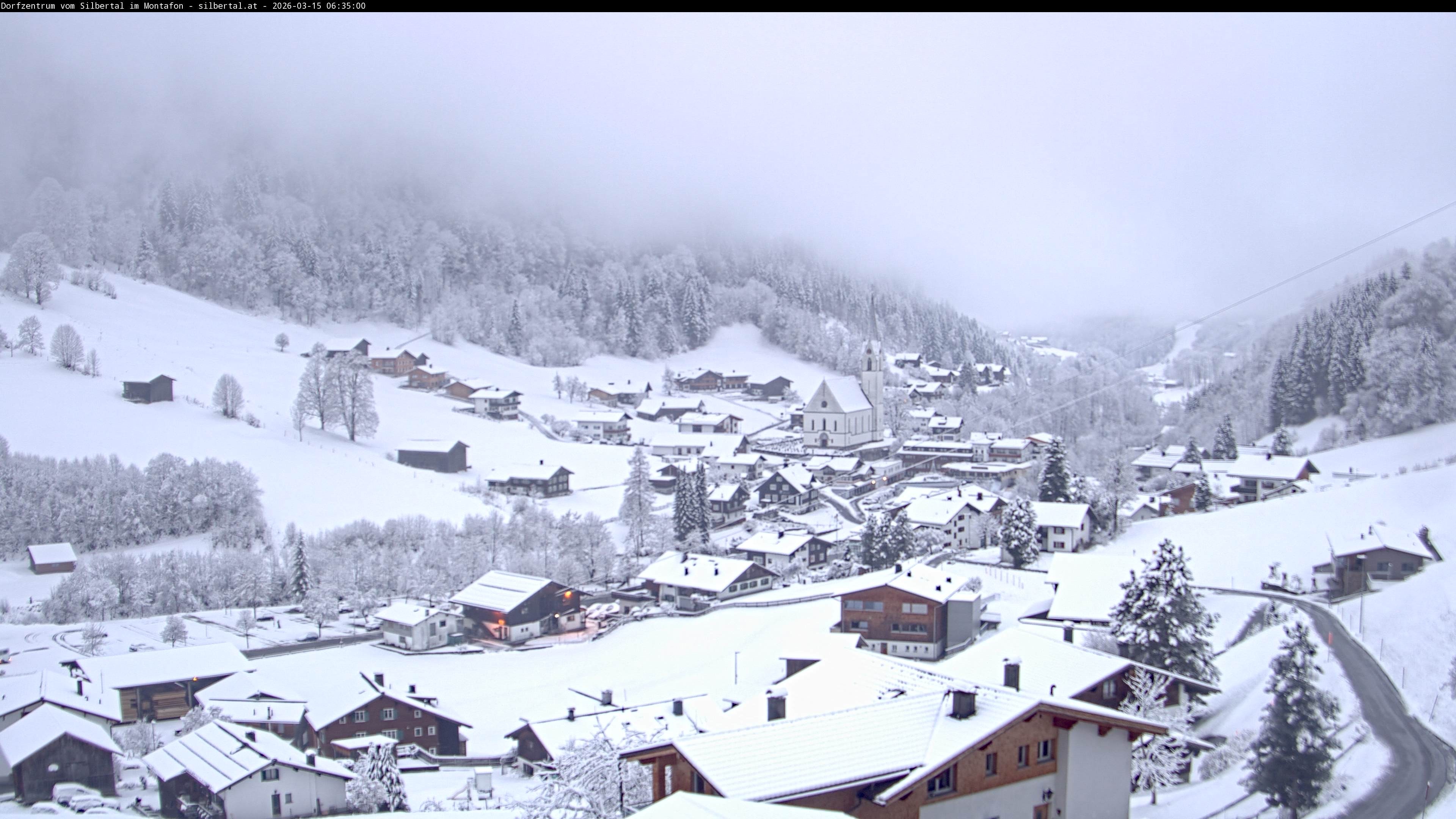 Archived image Webcam Silbertal, Vorarlberg